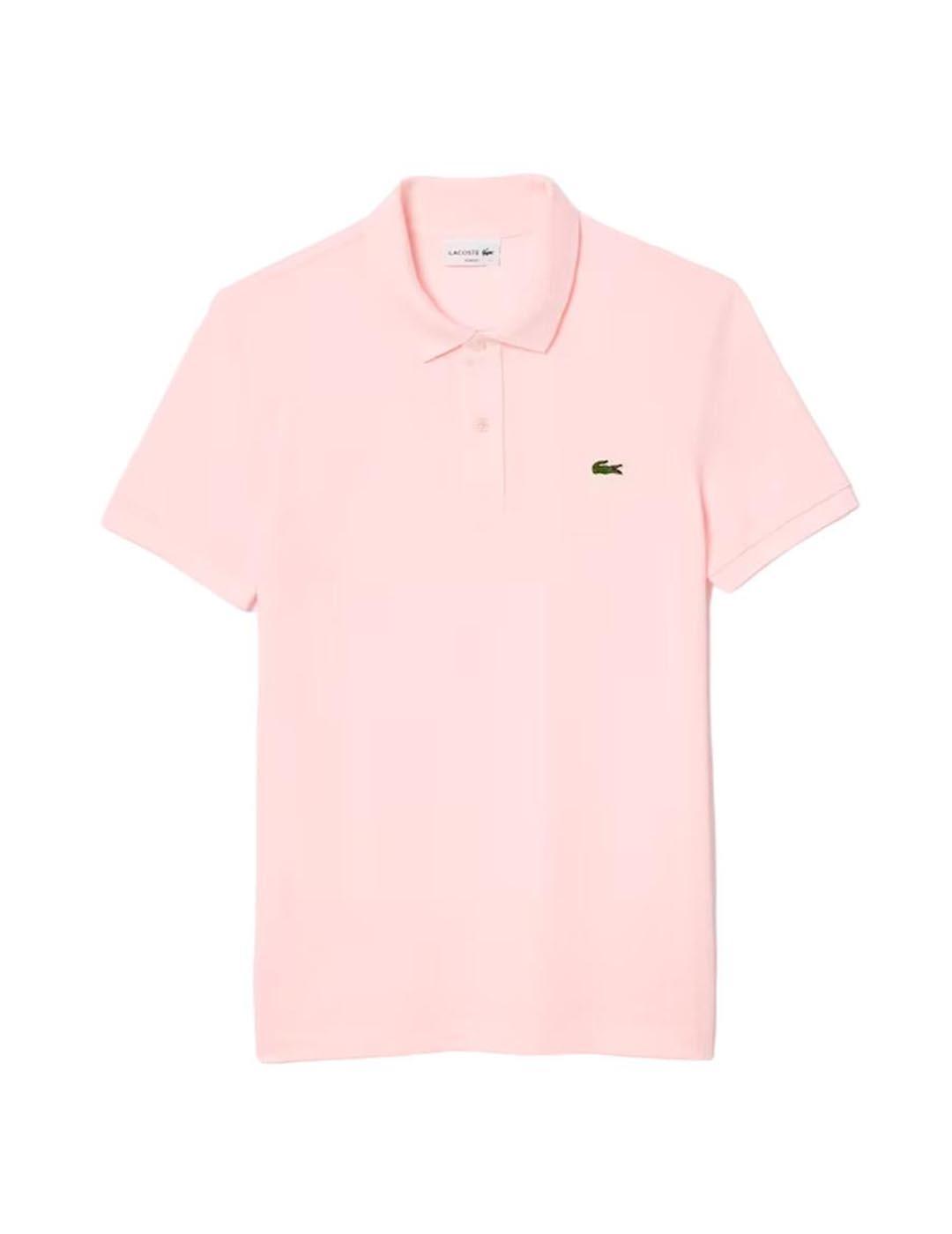 Polo Lacoste Slim Fit Rosa Hombre