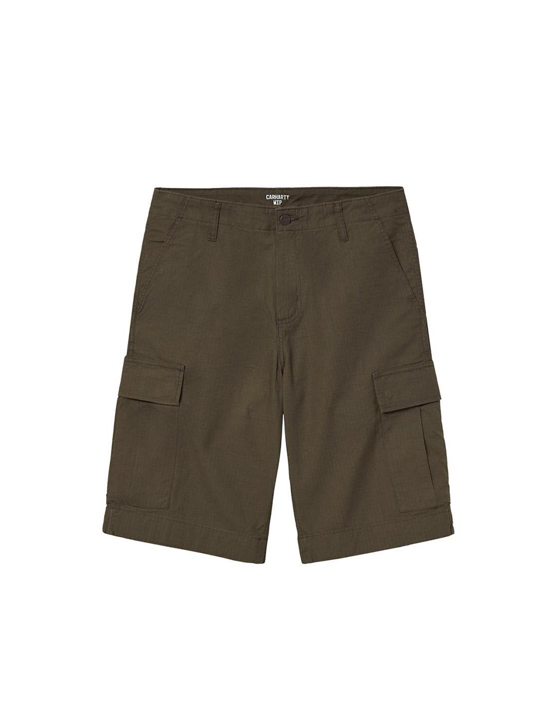 Bermuda Carhartt Regular Cargo Marrón Hombre
