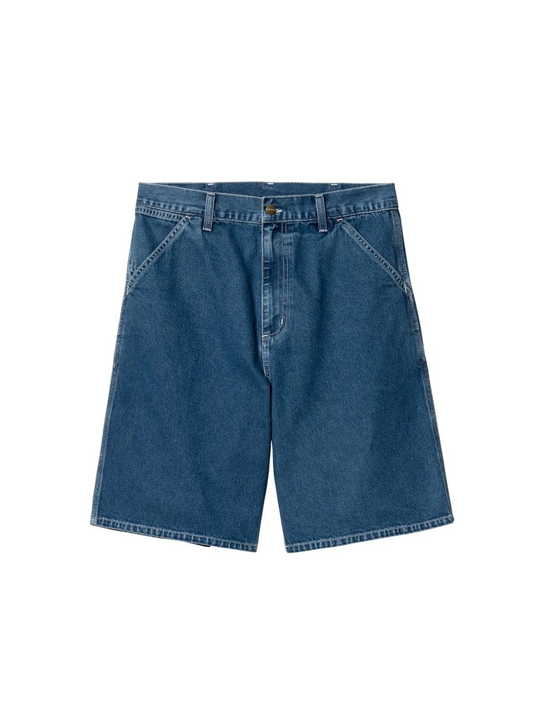 Bermuda Carhartt Simple Azul Hombre