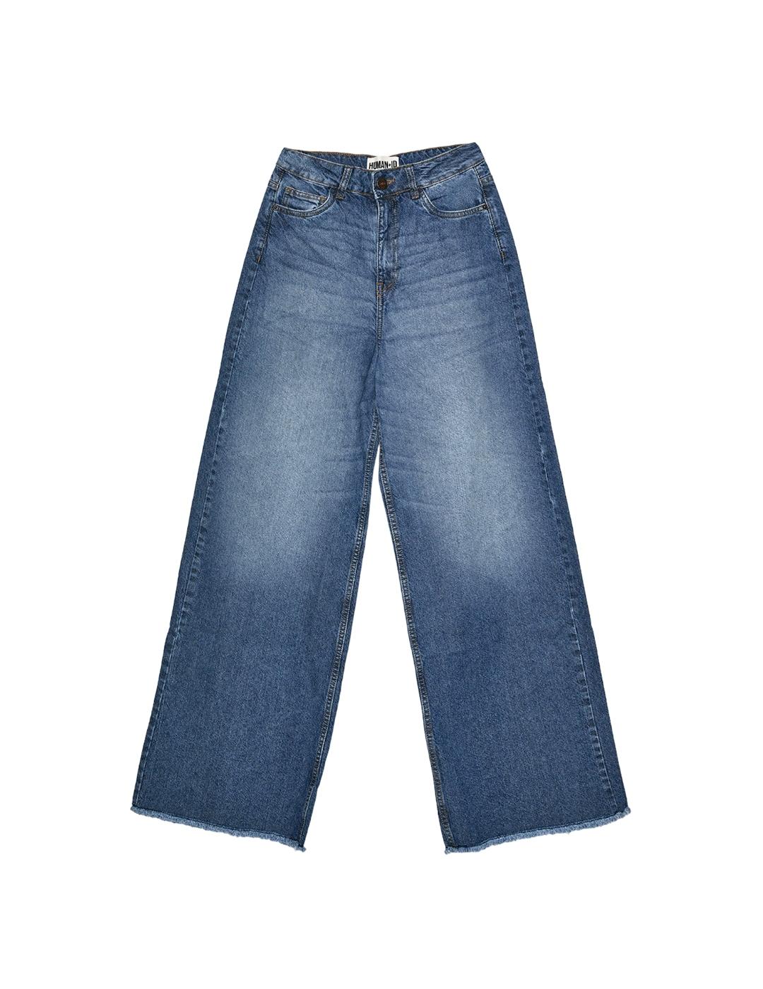 Pantalón Human+ID Maria Manglar Azul Mujer