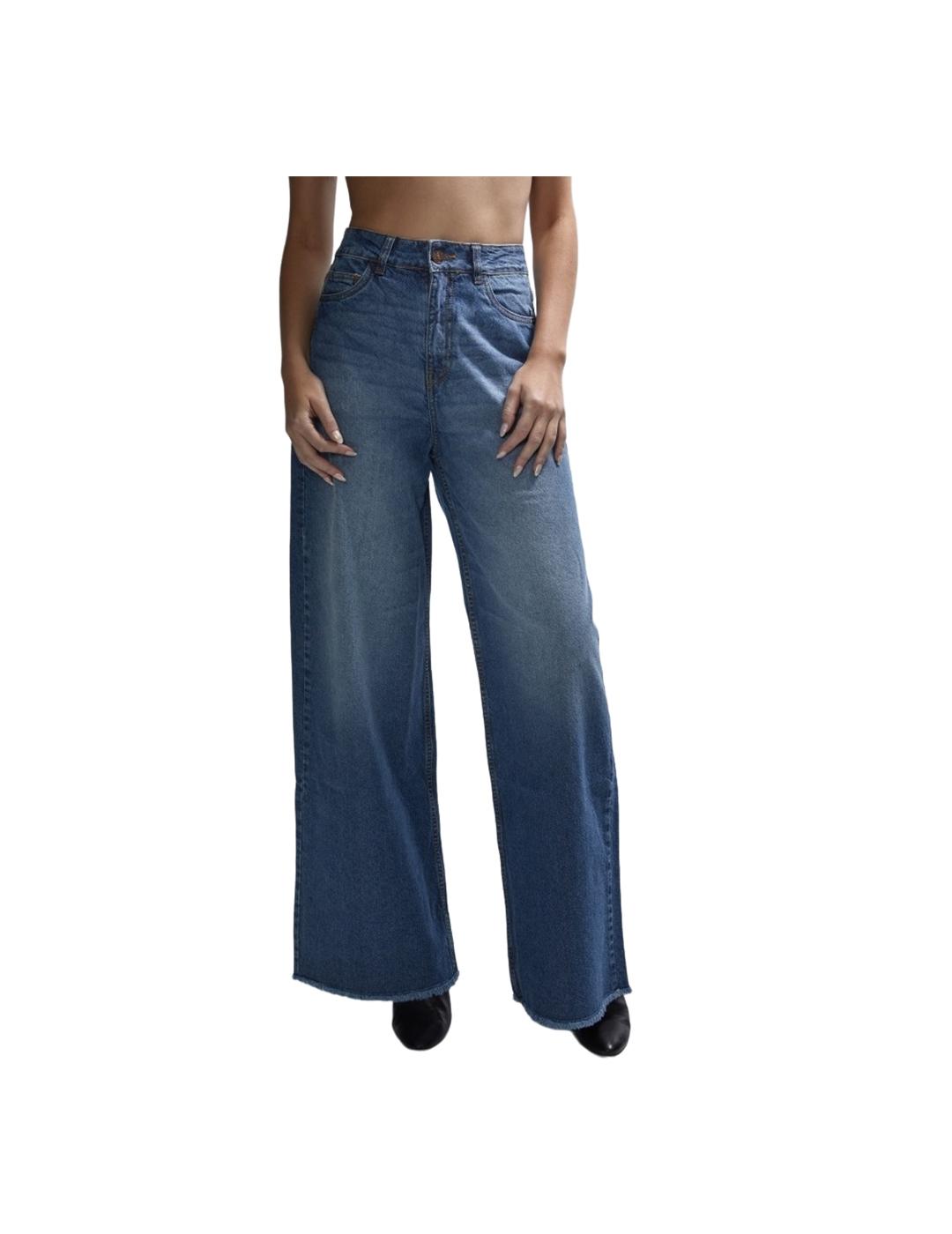 Pantalón Human+ID Maria Manglar Azul Mujer