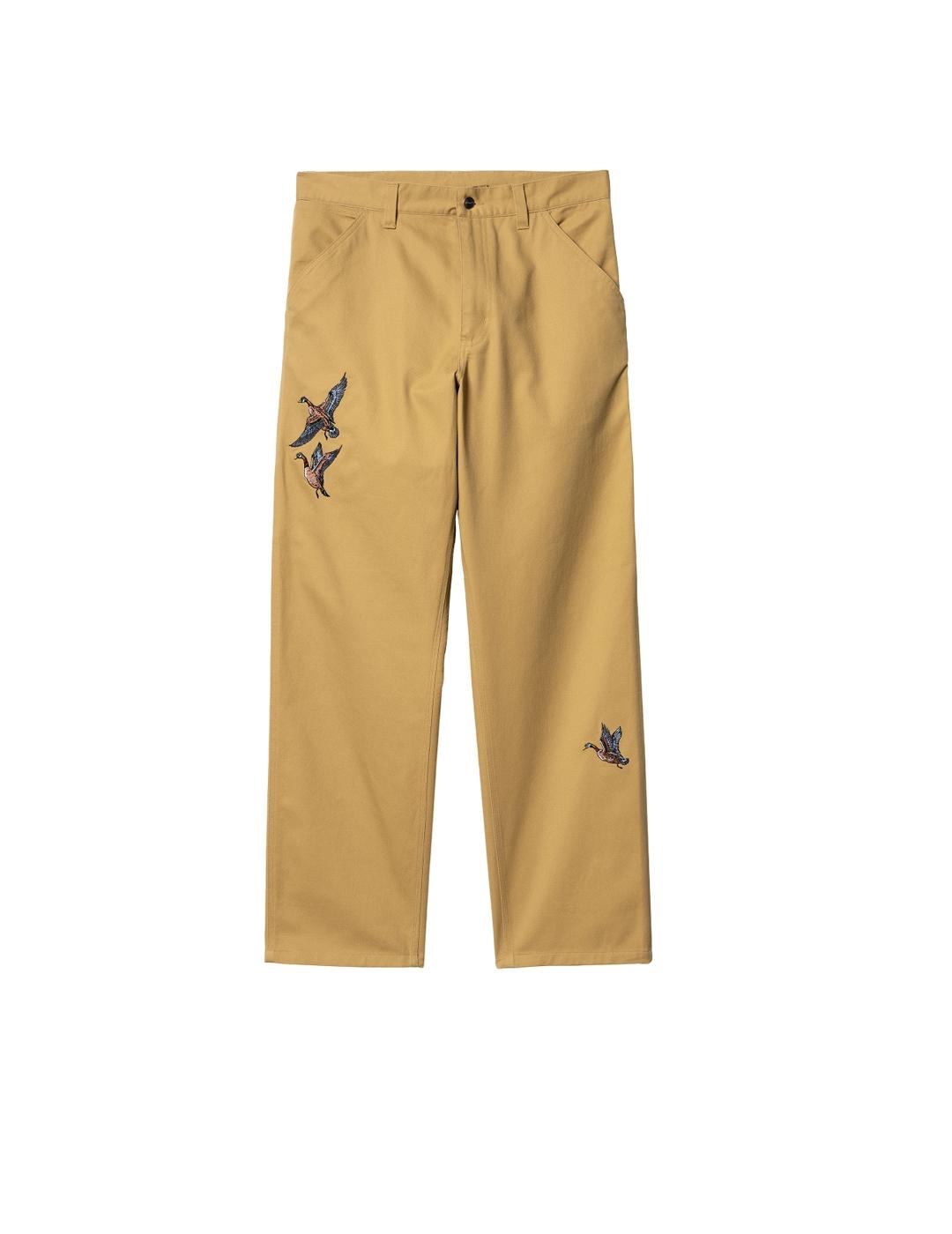 Pantalon Carhartt Wip Ducks Single Knee Bourbon