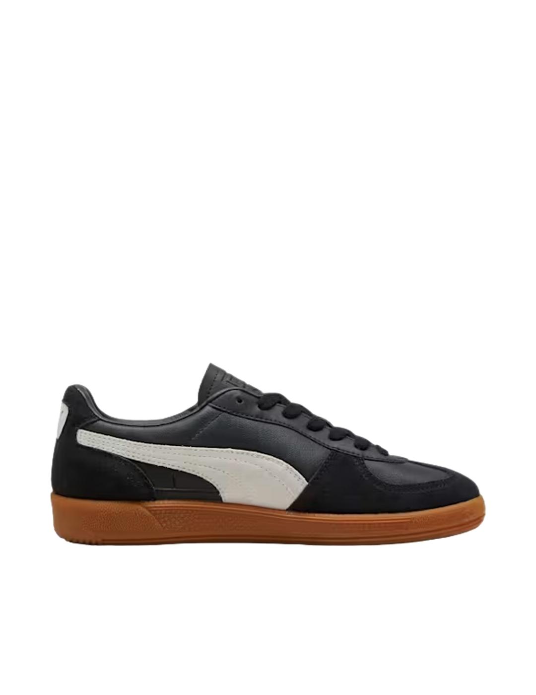 Zapatilla Puma Palermo Leather Negra Unisex