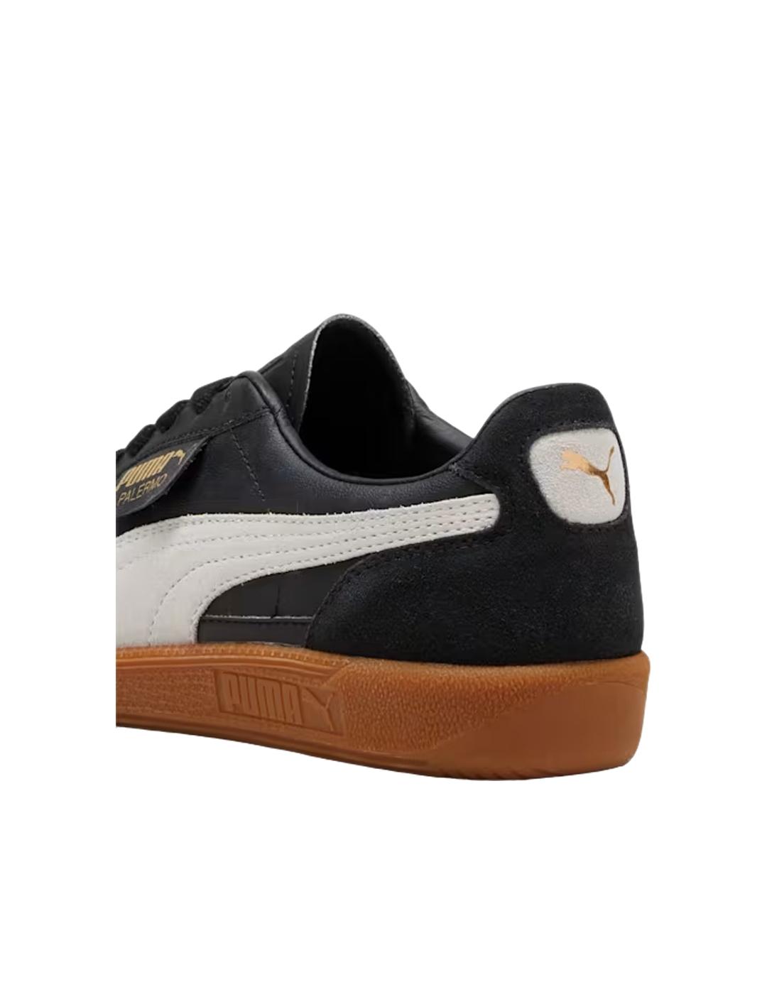 Zapatilla Puma Palermo Leather Negra Unisex