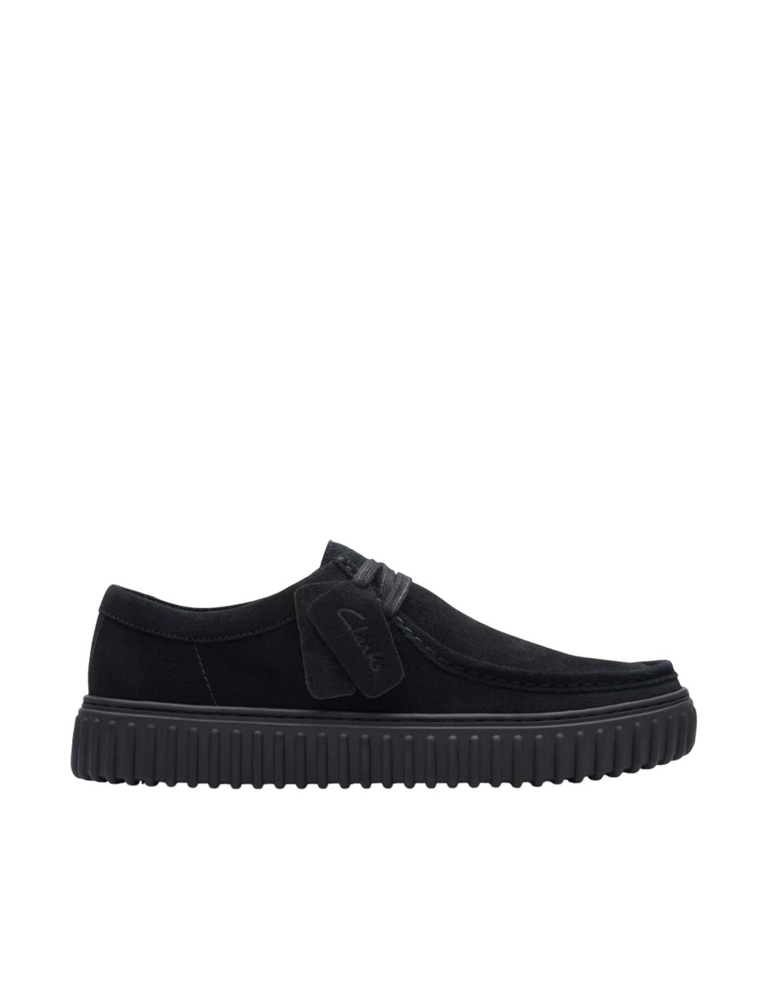 Zapato Clarks Torhill Lo Negro Hombre
