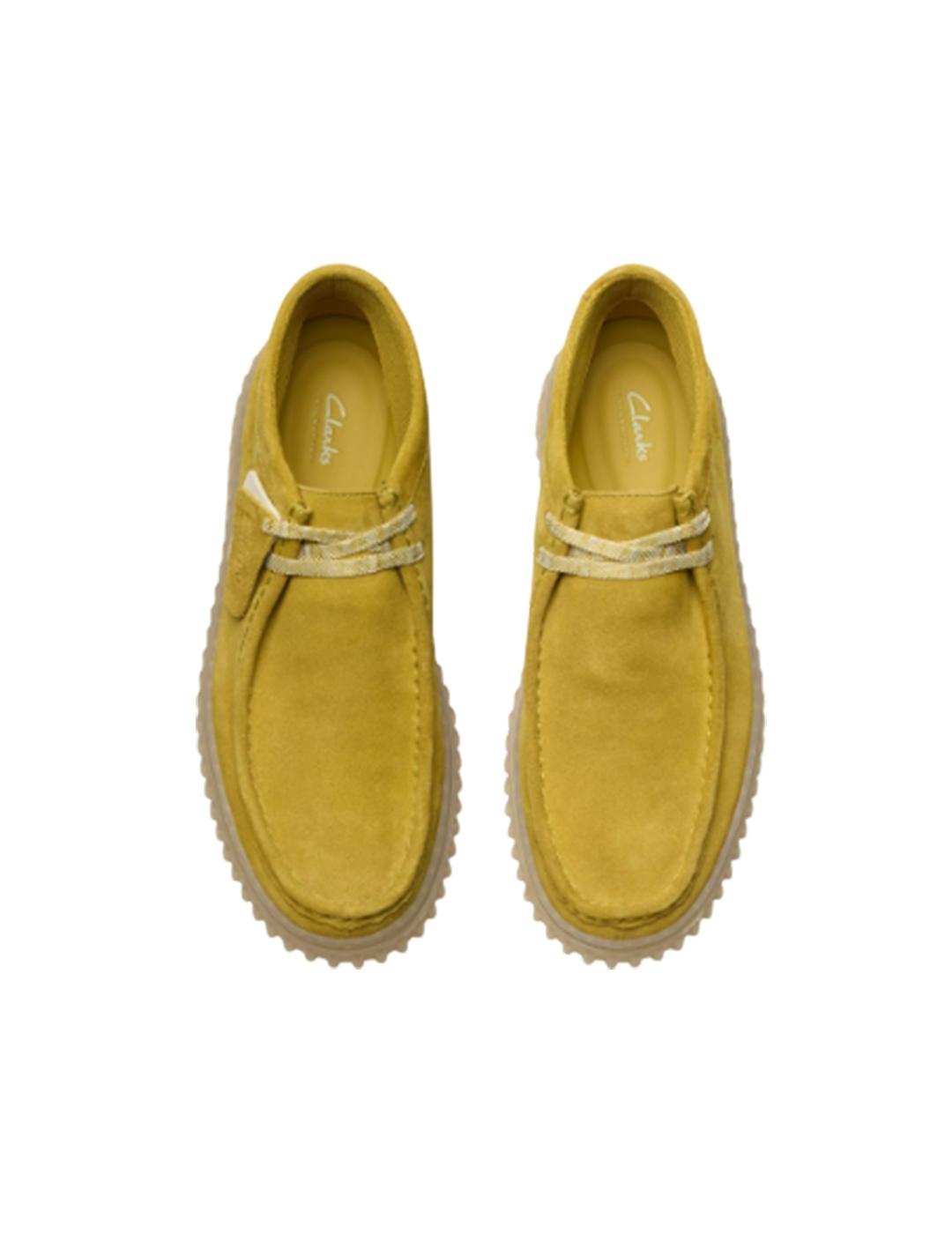 Zapato Clarks Torhill Hi Mostaza Hombre