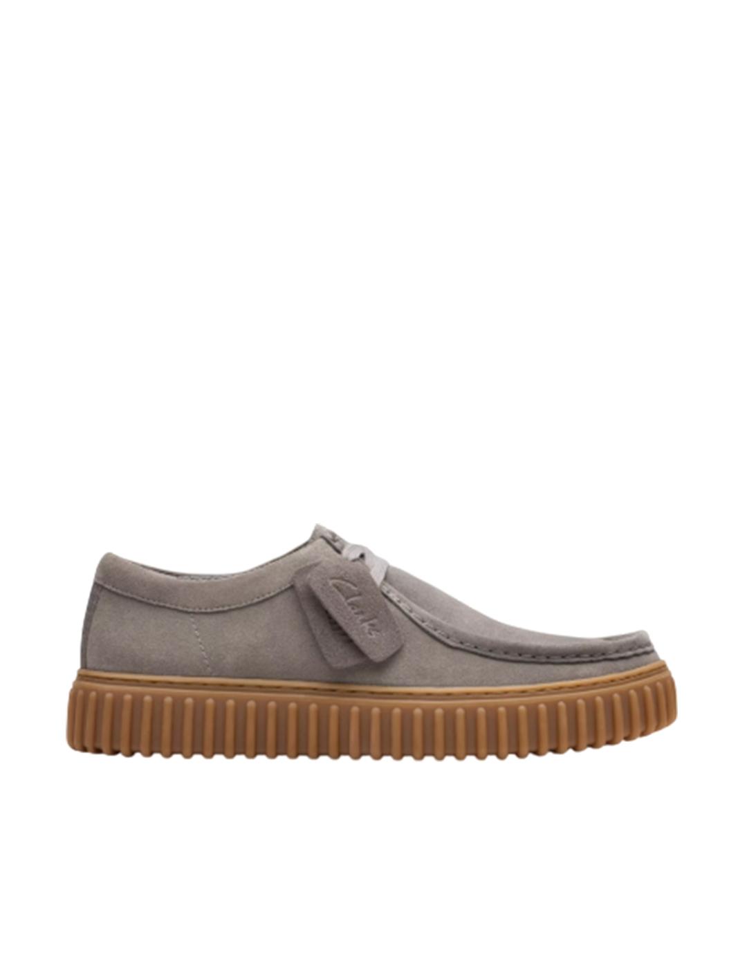 Zapato Clarks Torhill Lo Gris Hombre