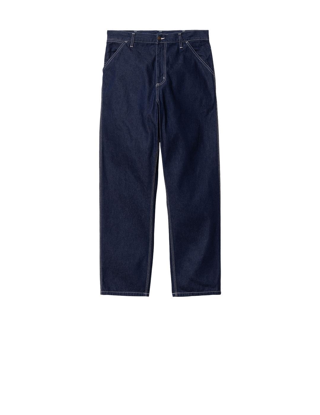 Pantalon Vaquero Carhartt Wip Simple Azul Hombre