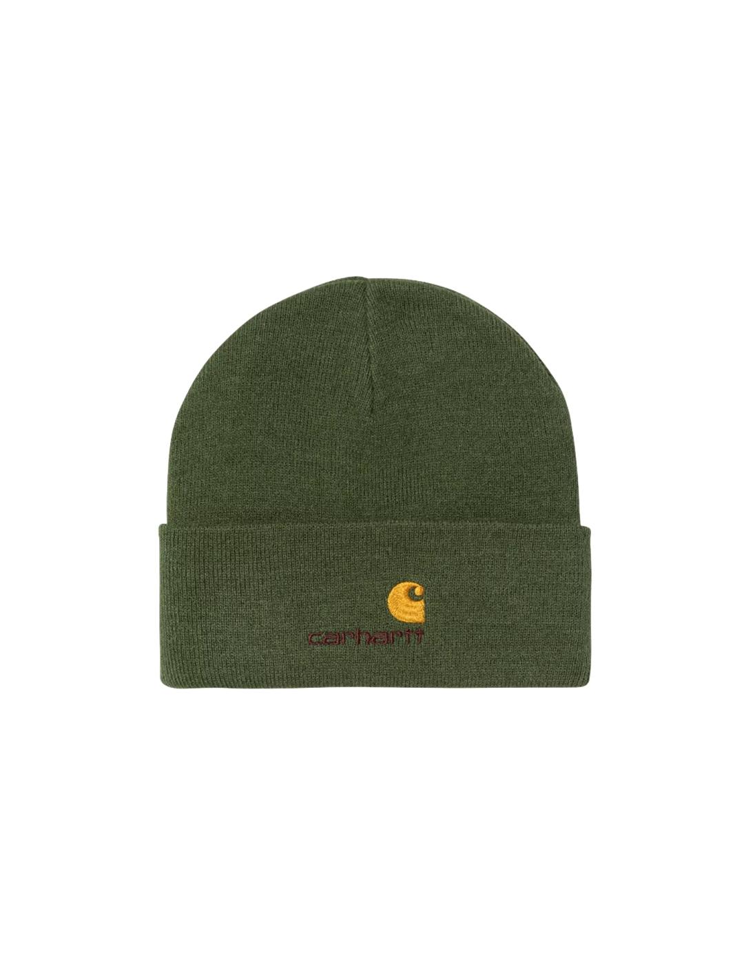 Gorro Carhartt American Script Verde Unisex