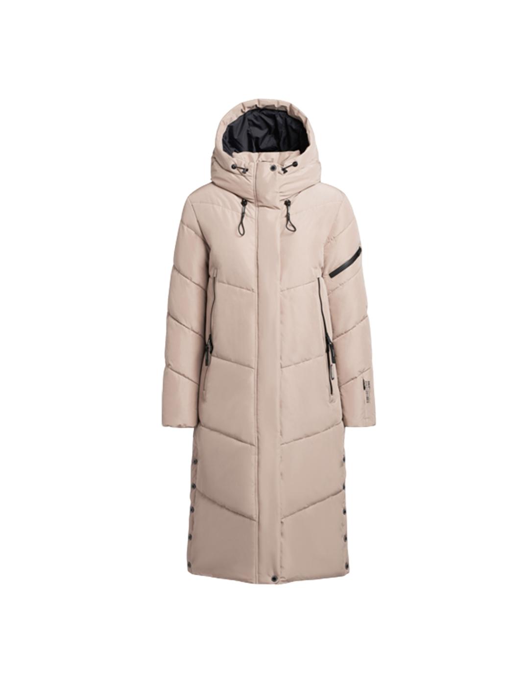 Abrigo Khujo Sonje 5 Beige Mujer