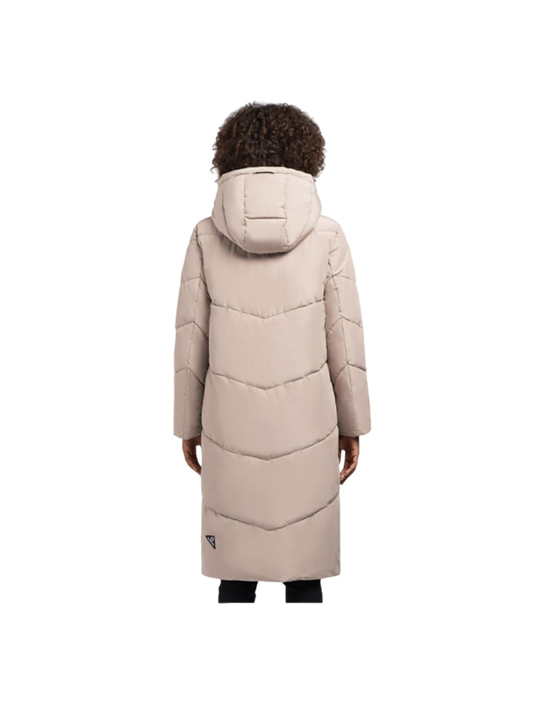 Abrigo Khujo Sonje 5 Beige Mujer