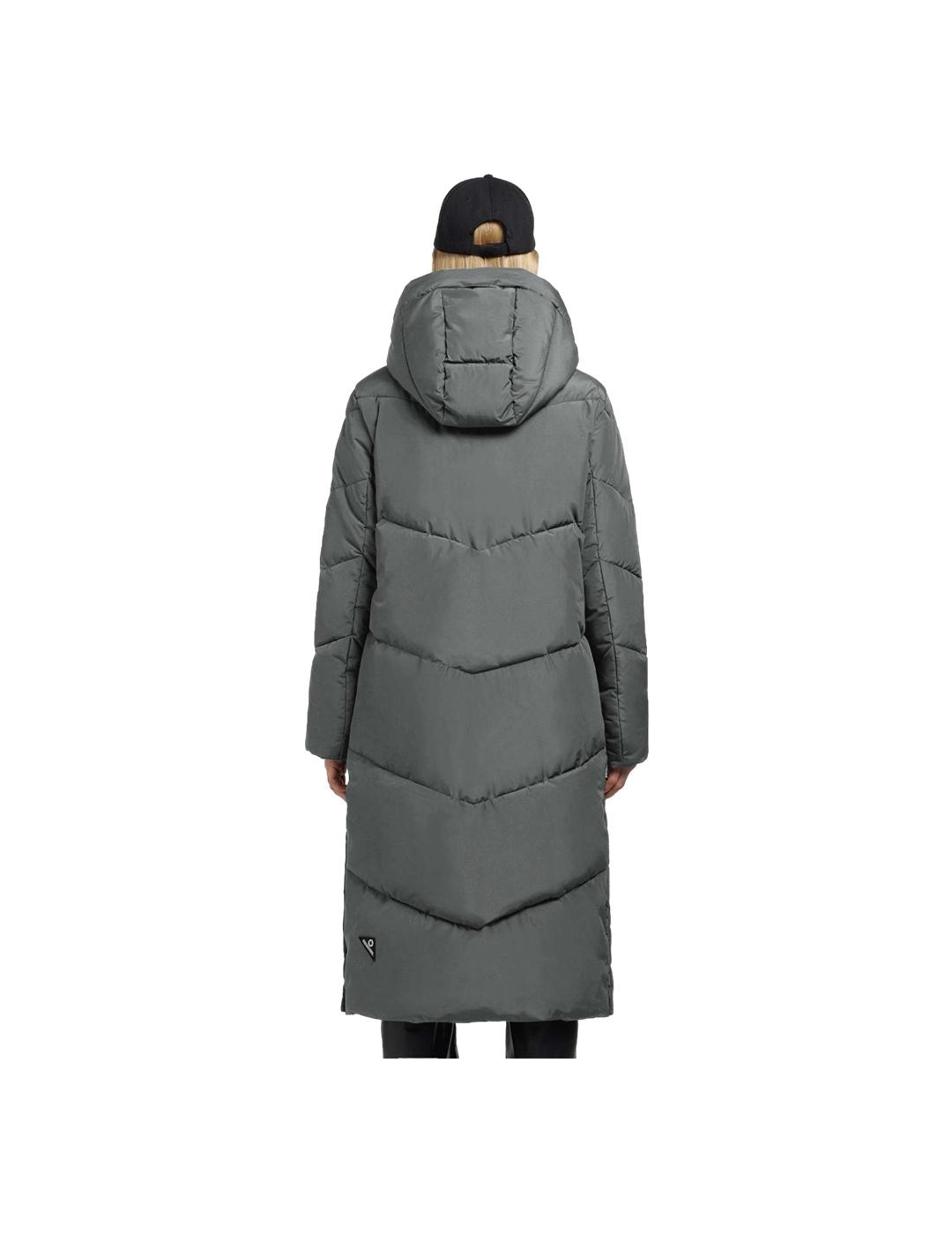 Abrigo Khujo Sonje 5 Gris Mujer