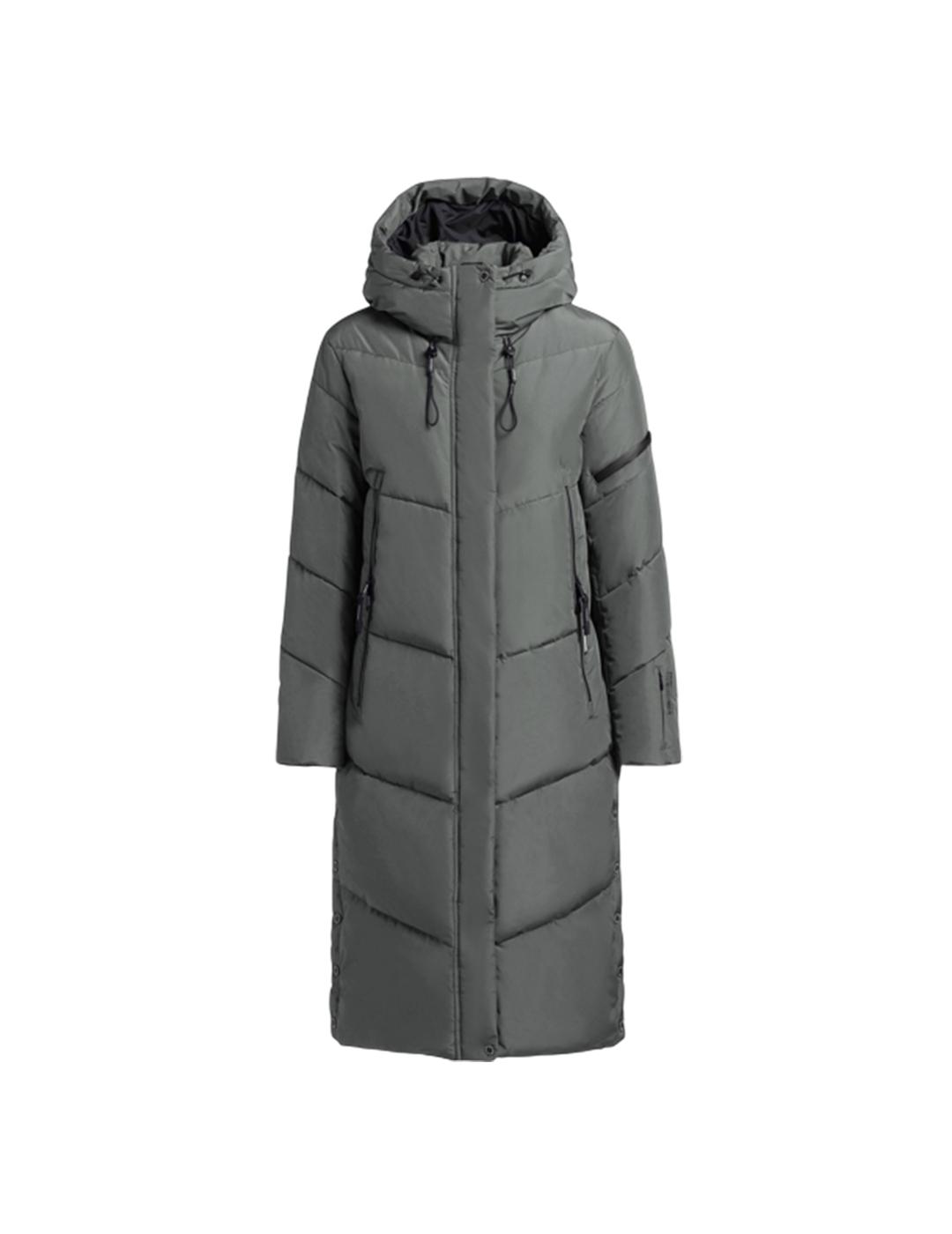 Abrigo Khujo Sonje 5 Gris Mujer