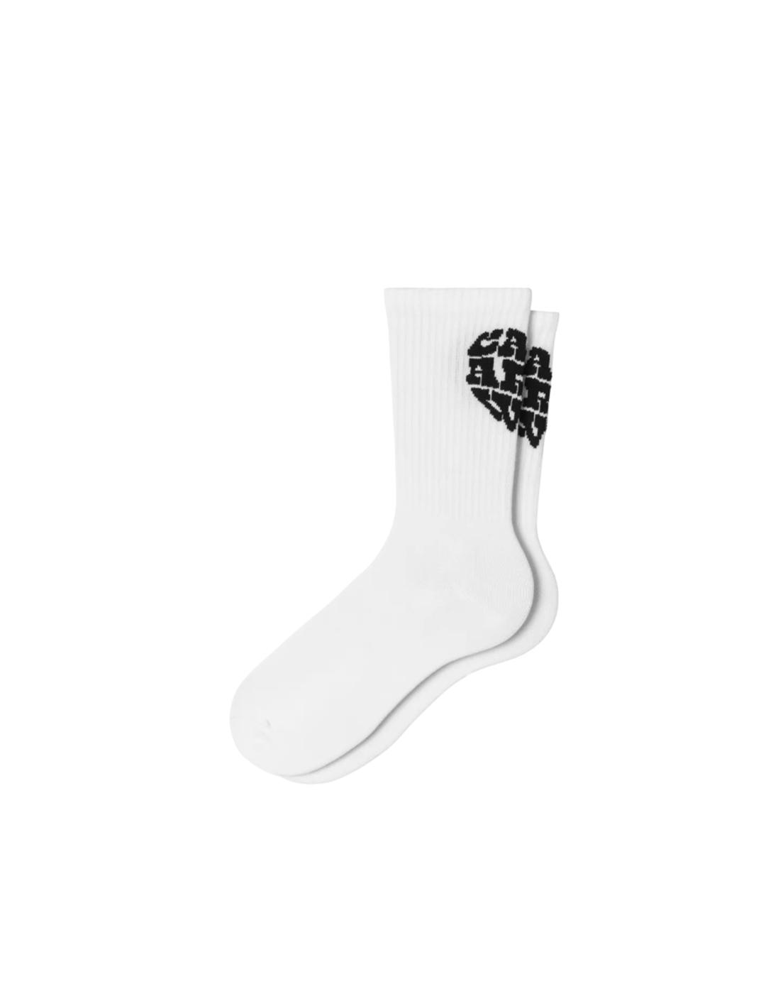 Calcetines Carhartt Heartbreaker Blancos Unisex