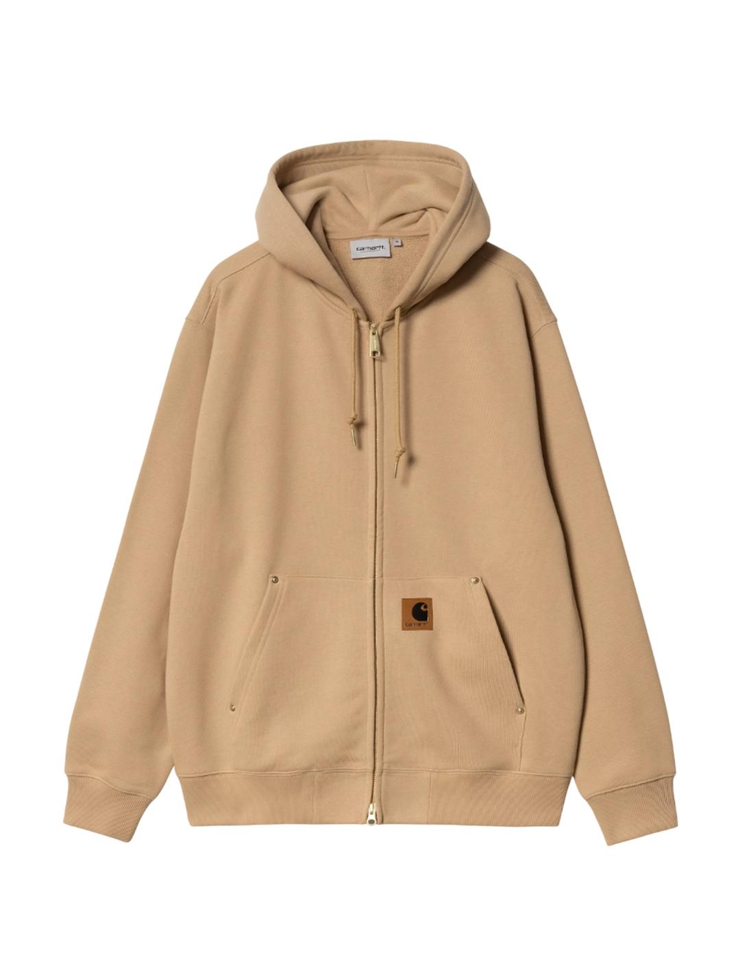 Sudadera Carhartt Eldon Camel Hombre