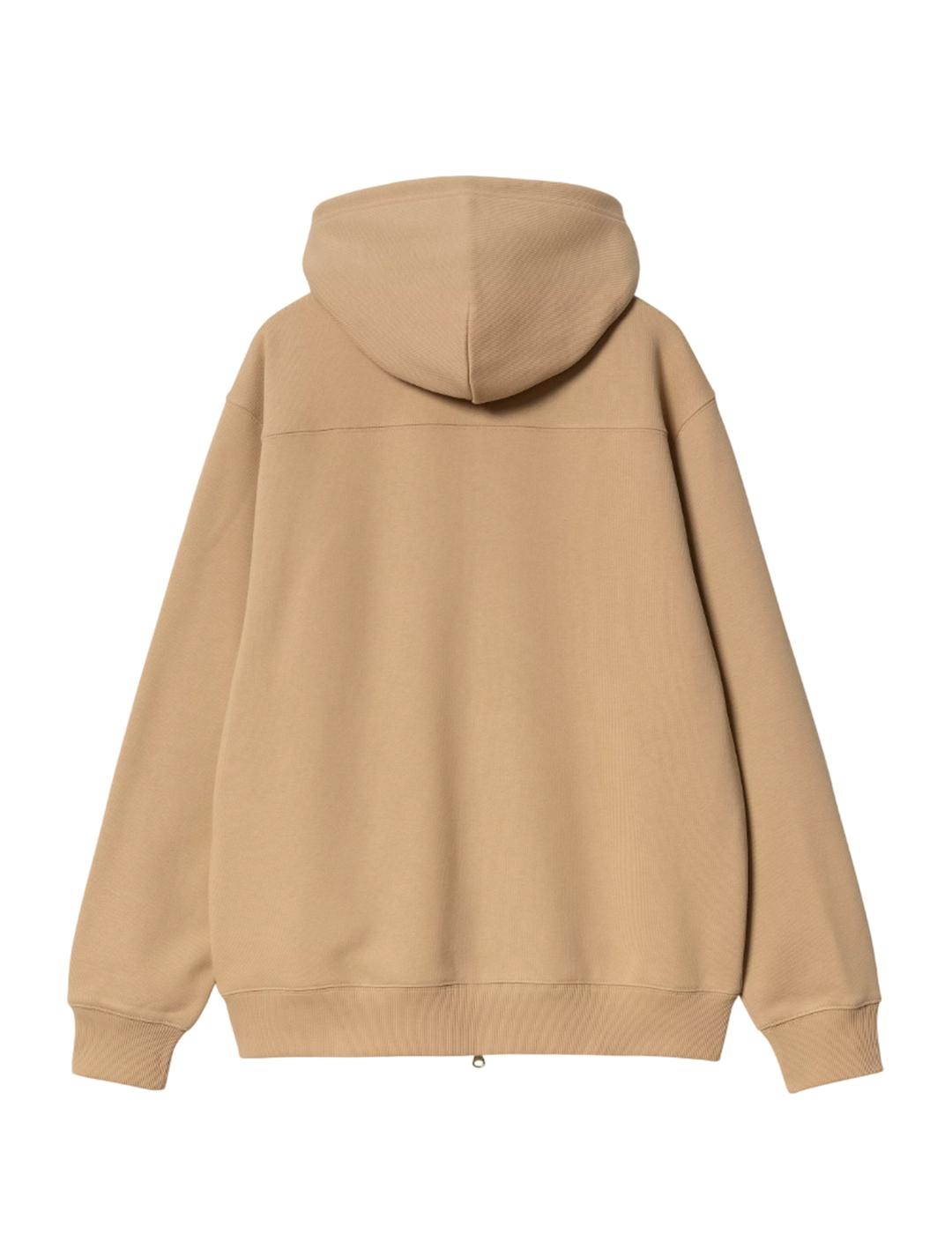 Sudadera Carhartt Eldon Camel Hombre