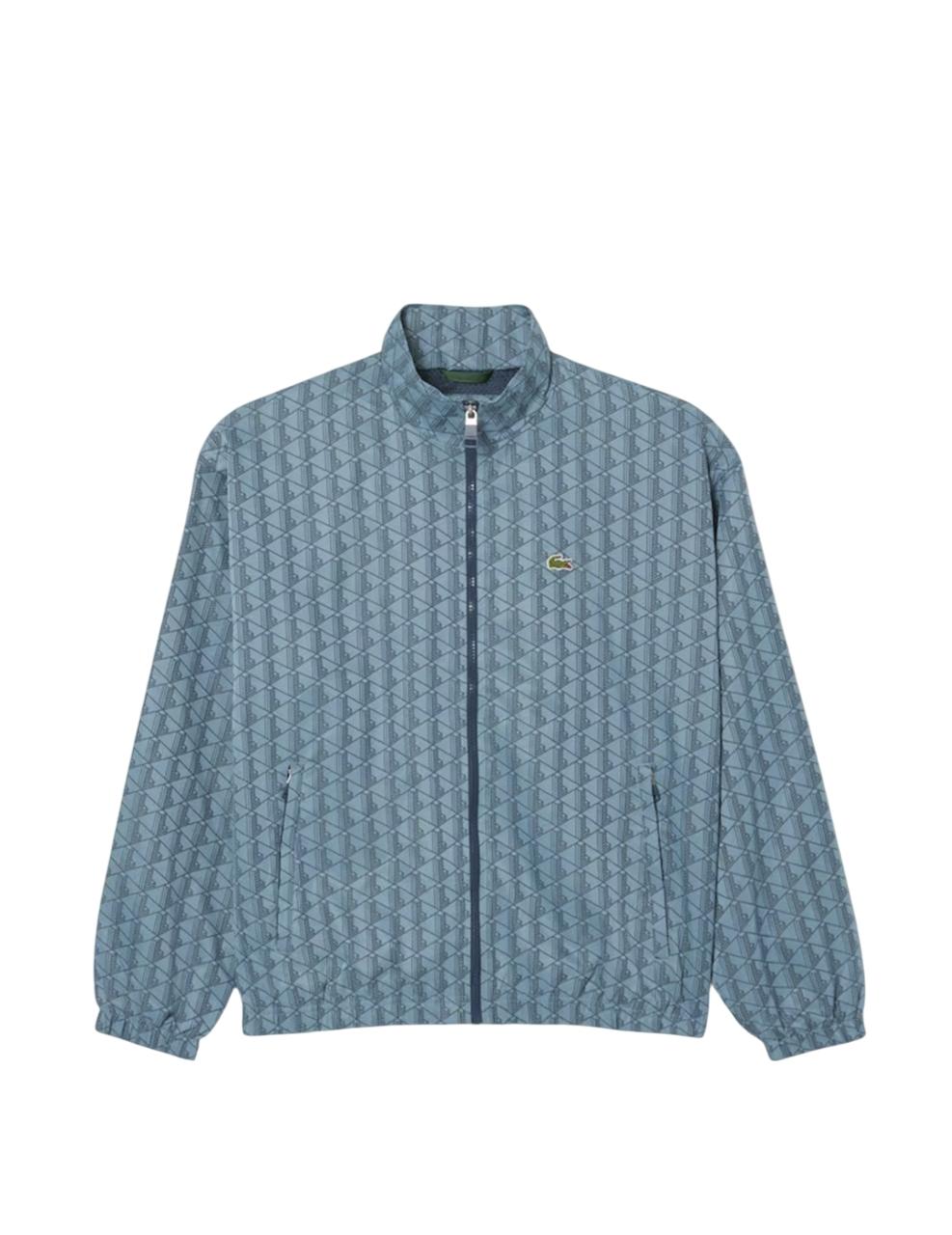 Chaqueta Lacoste Monogram Track Azul Hombre