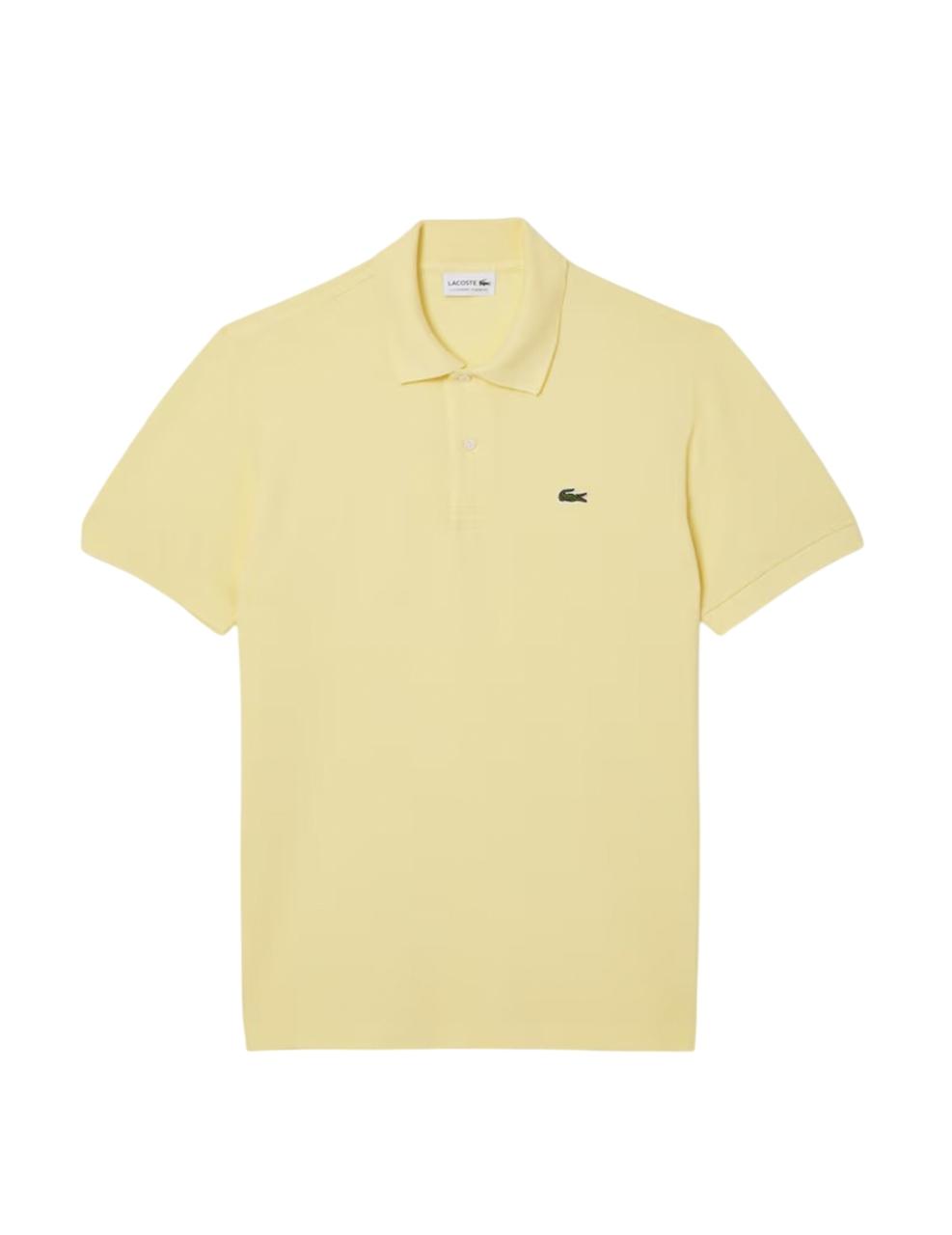 Polo Lacoste L1212 Light Amarillo Hombre