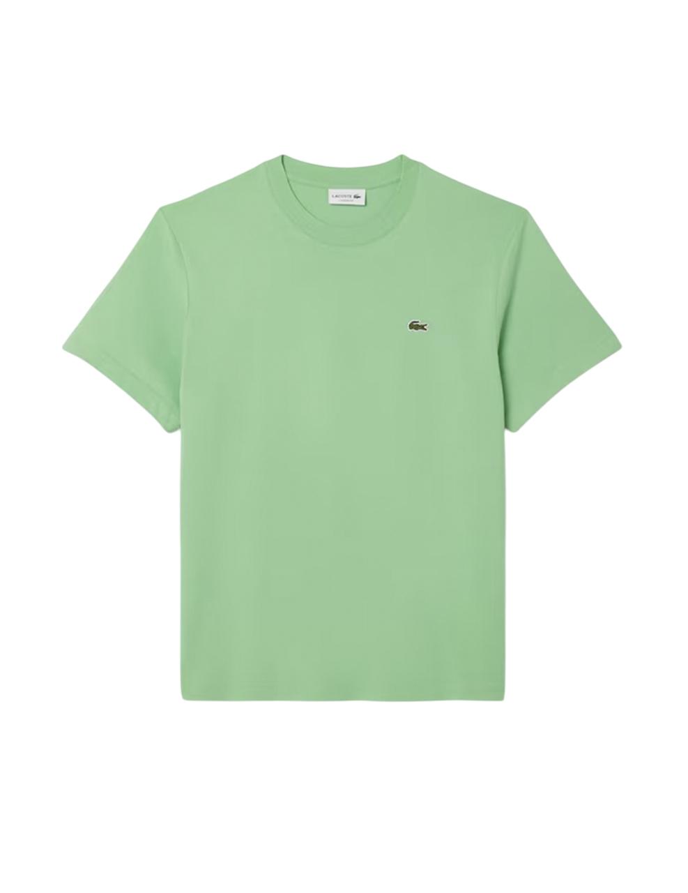 Camiseta Lacoste Classic Fit Mid Verde Hombre