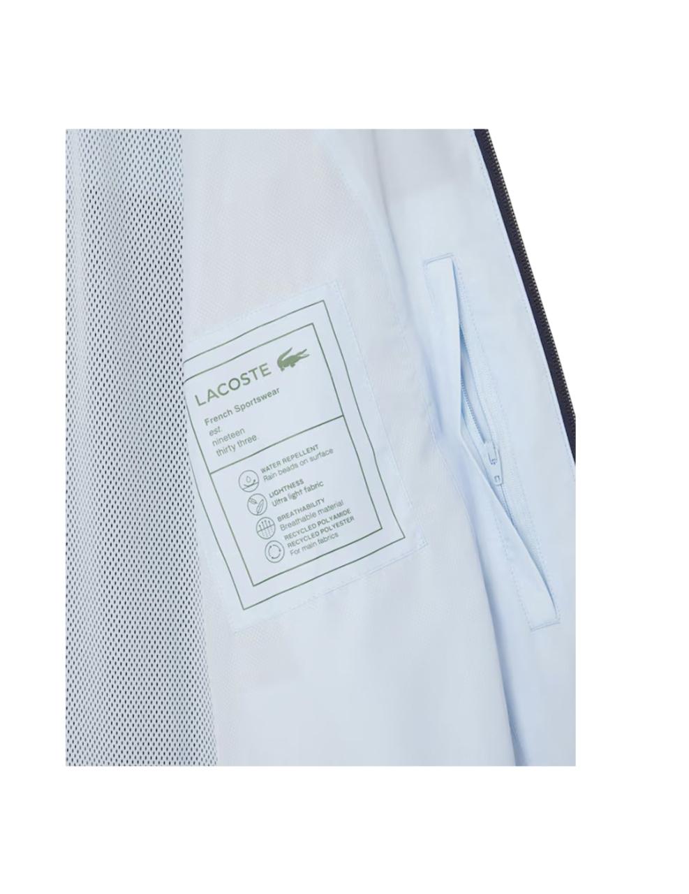 Chaqueta Lacoste HIDROFUGA Azul Hombre