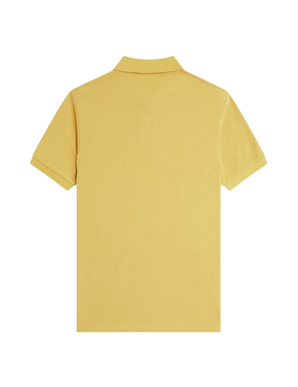 Polo Fred Perry PLAIN Amarillo Hombre