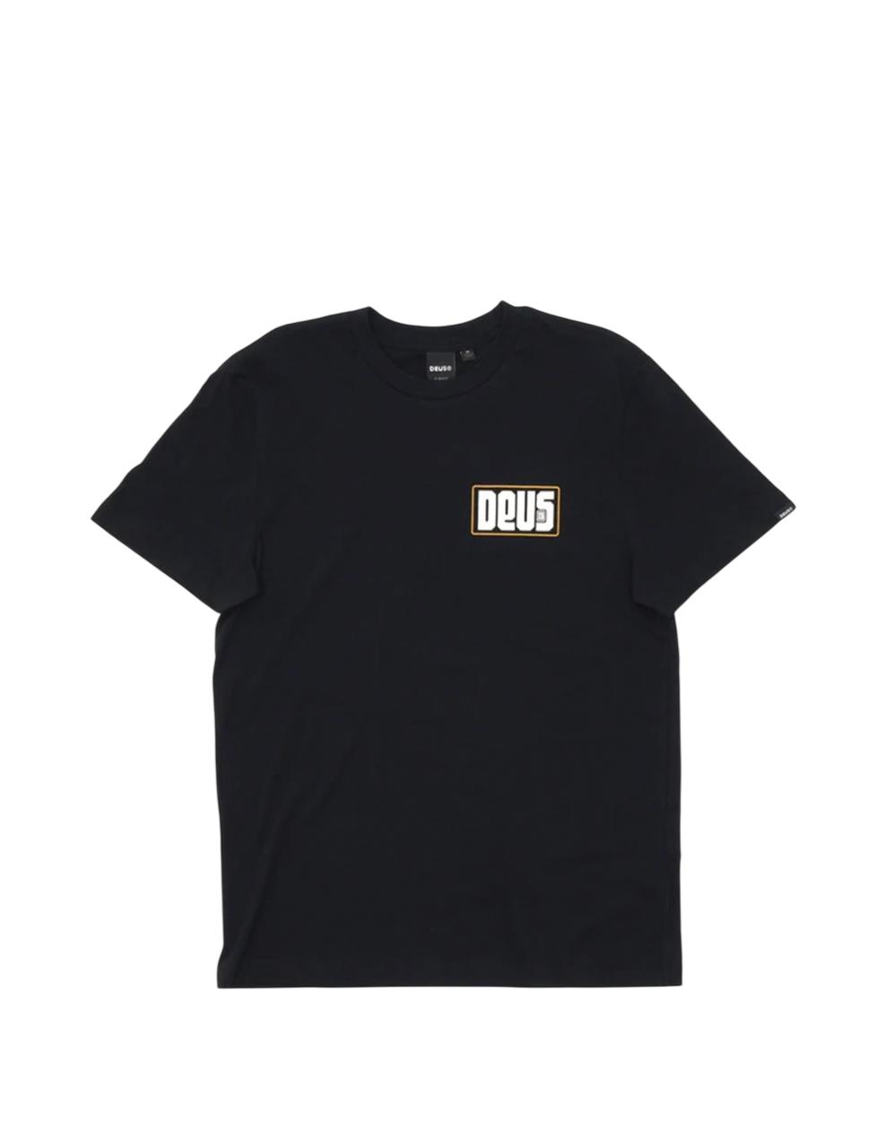 Camiseta Deus Ex Machina Outage Negro Hombre
