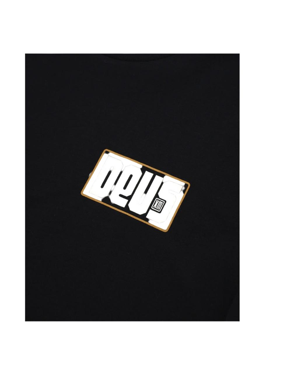 Camiseta Deus Ex Machina Outage Negro Hombre