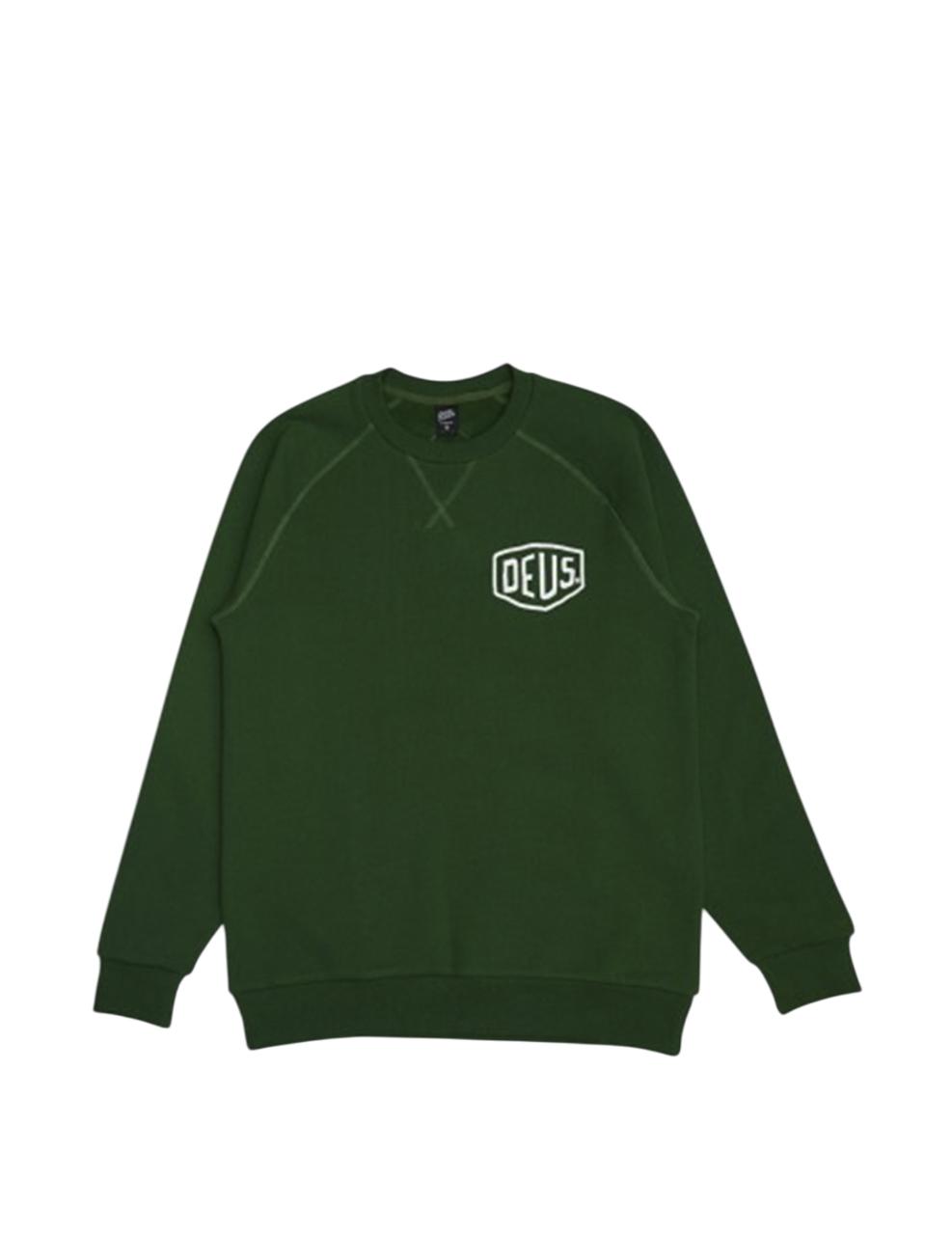 Sudadera Deus Ex Machina Tokyo Verde Hombre