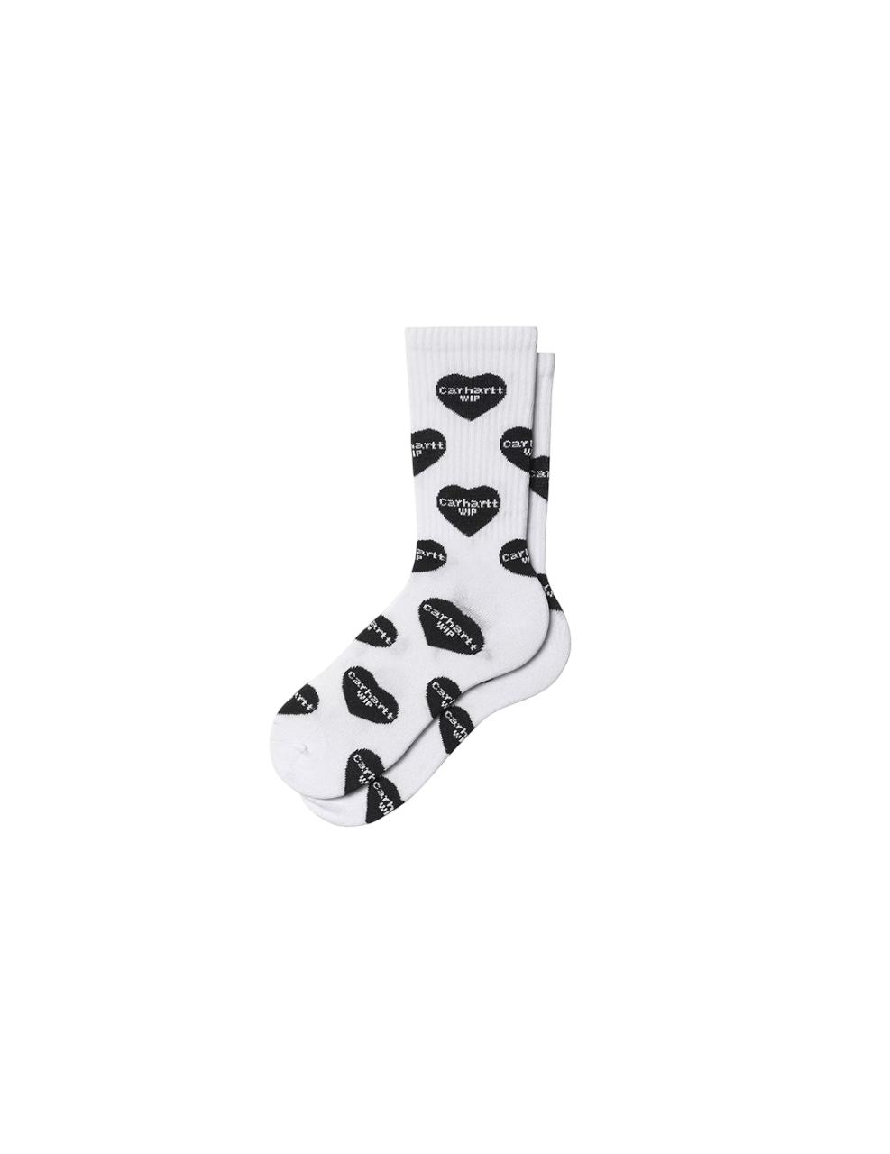 Calcetines Carhartt Wip Heart Logo Blanco Unisex