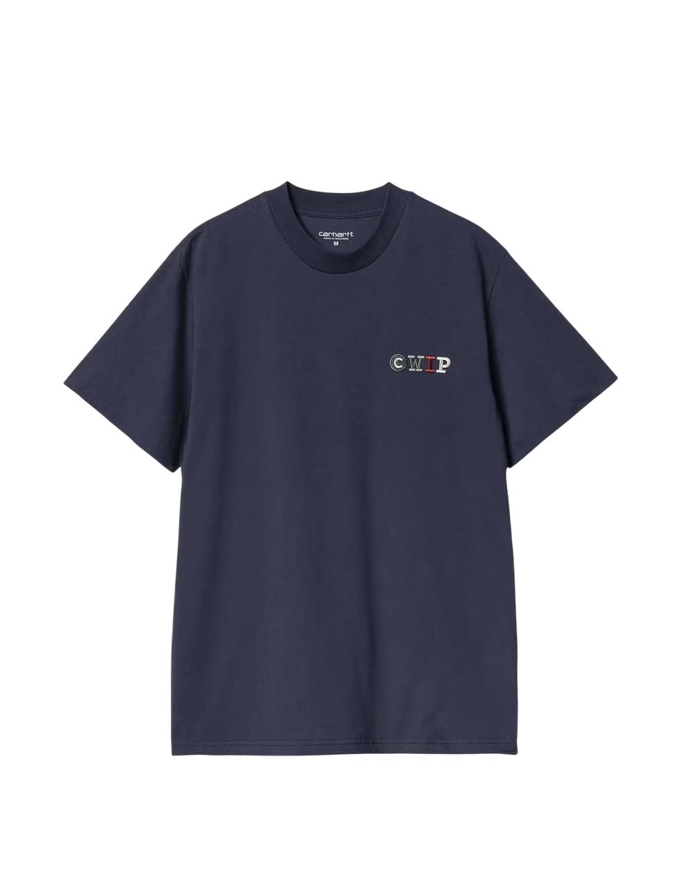  Camiseta Carhartt Wip Banderas Marino Hombre