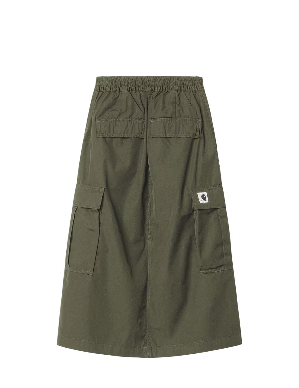 Falda Cahartt Wip Jet Cargo Verde Mujer