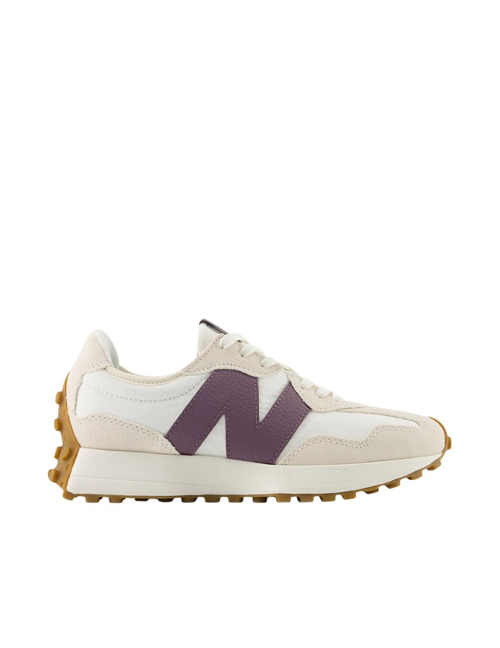 Zapatilla New Balance WS327 Beige Morado Mujer