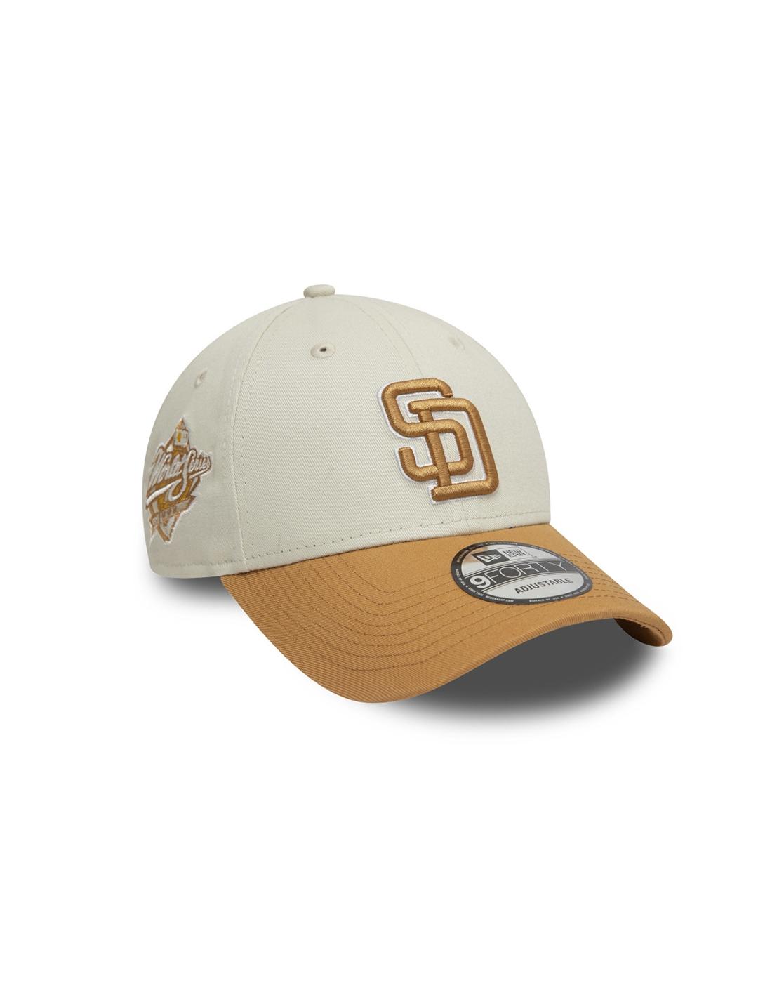 Gorra New Era PATCH 9FORTY Beige Naranja Unisex