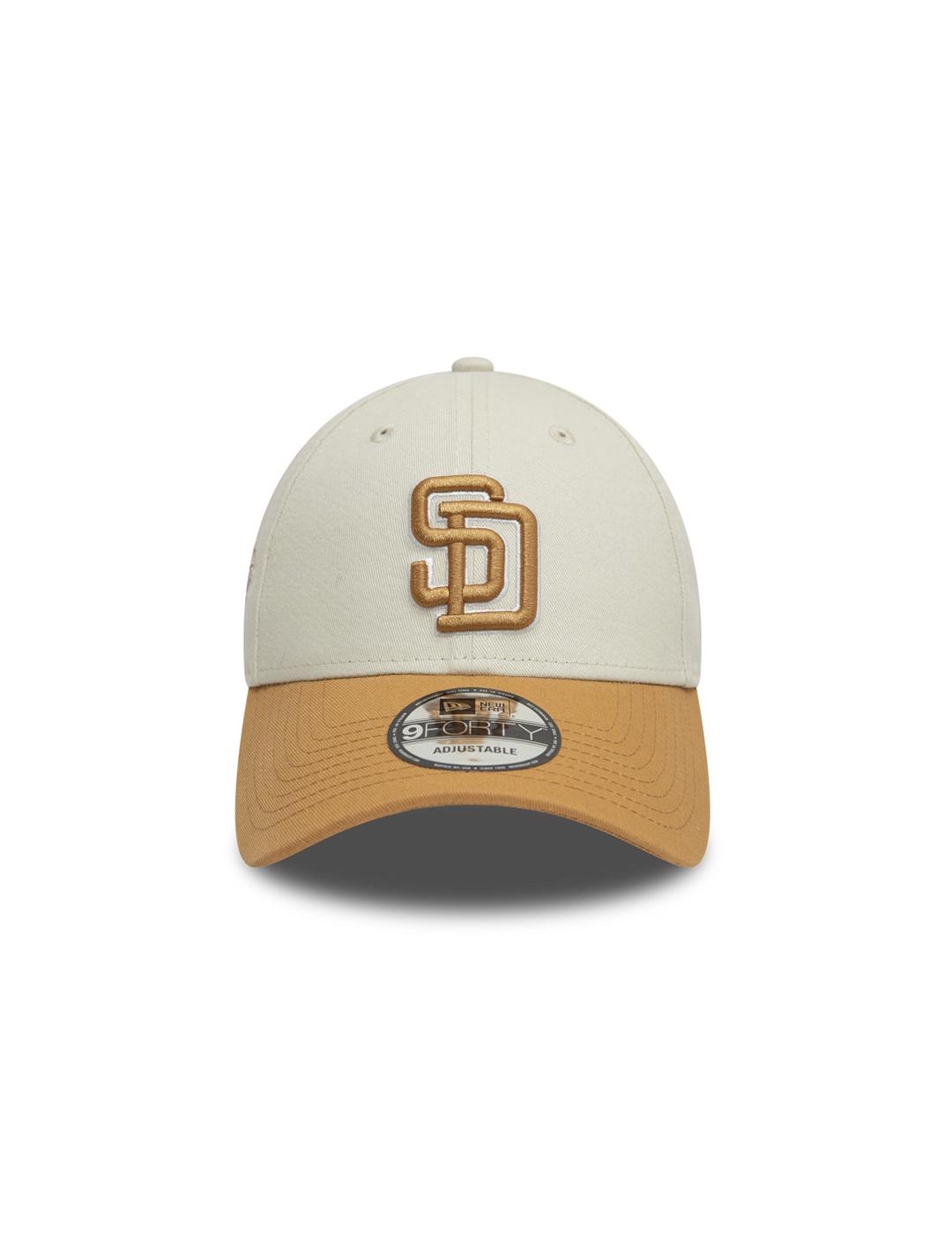 Gorra New Era PATCH 9FORTY Beige Naranja Unisex