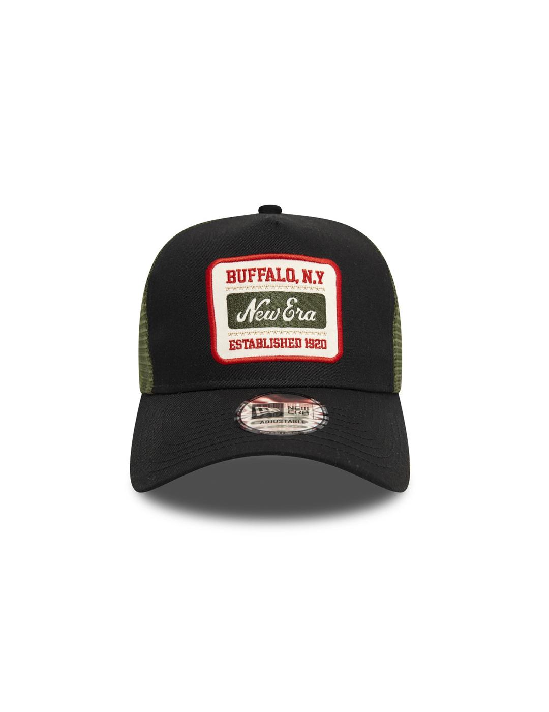 Gorra New Era PATCH TRUCKER Negro Verde Unisex