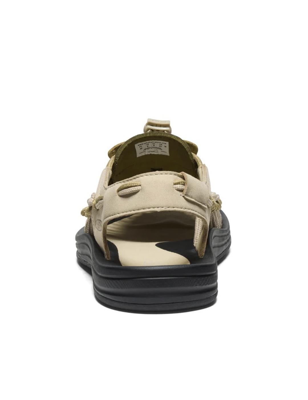 Sandalia Keen UNEEK Verde Beige Hombre