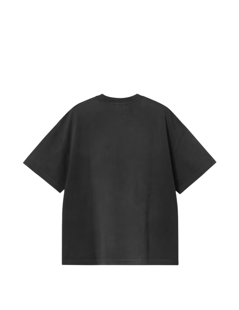 Camiseta Carhartt Wip Hudson Pocket Negra Hombre