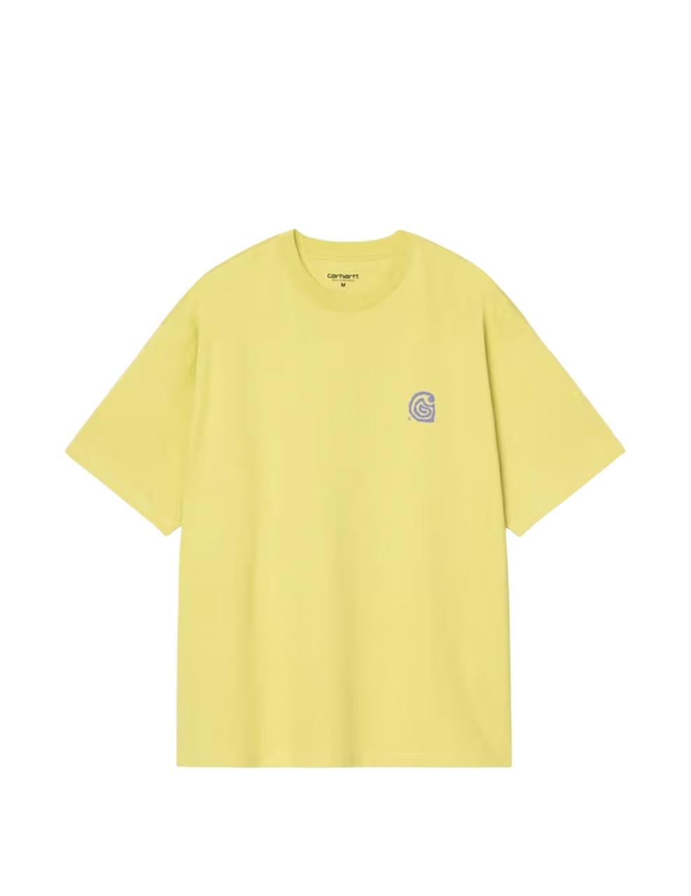 Camiseta Carhartt Wip  Helix Amarillo Unisex