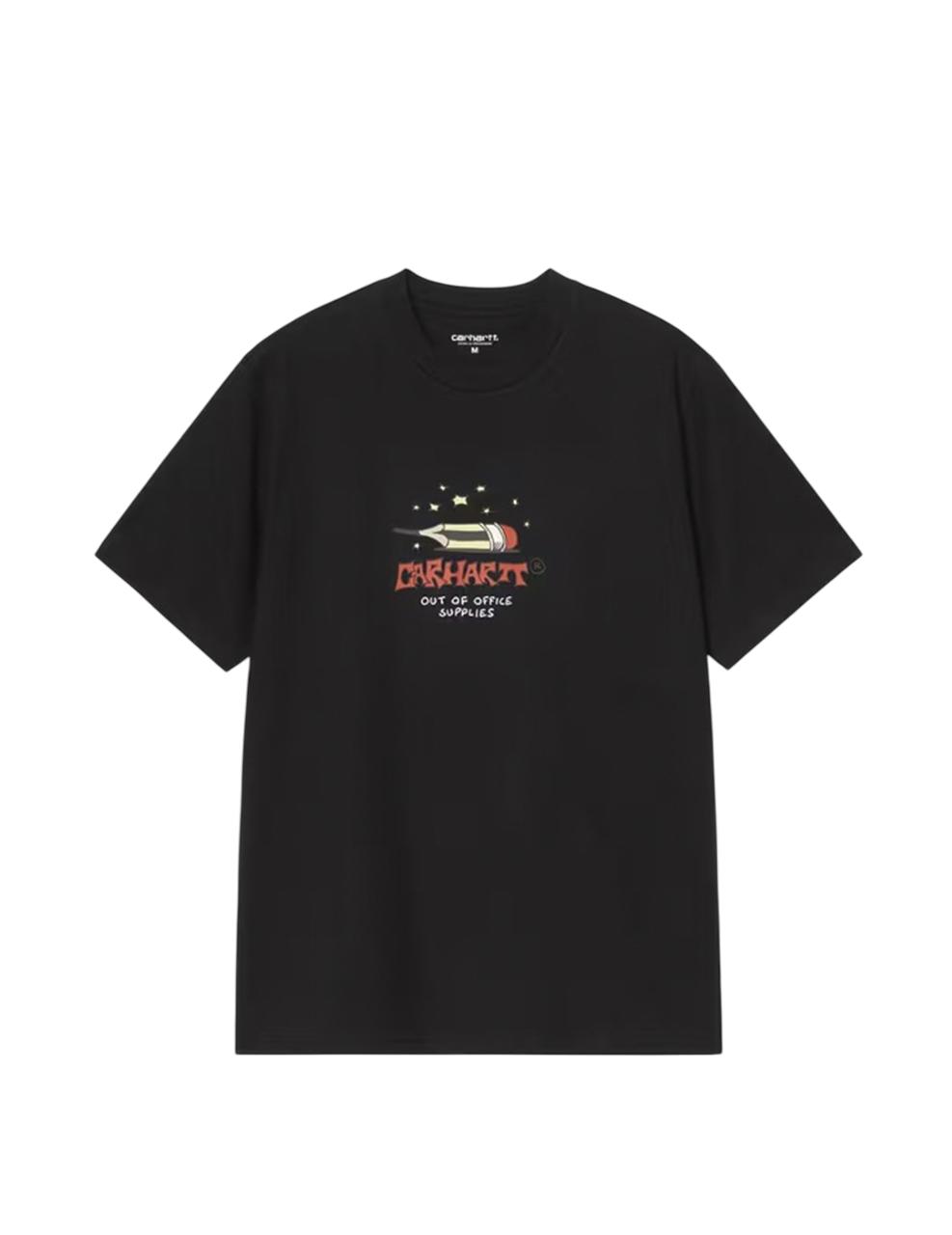 Camiseta Carhartt Wip Work Life Romance Negra