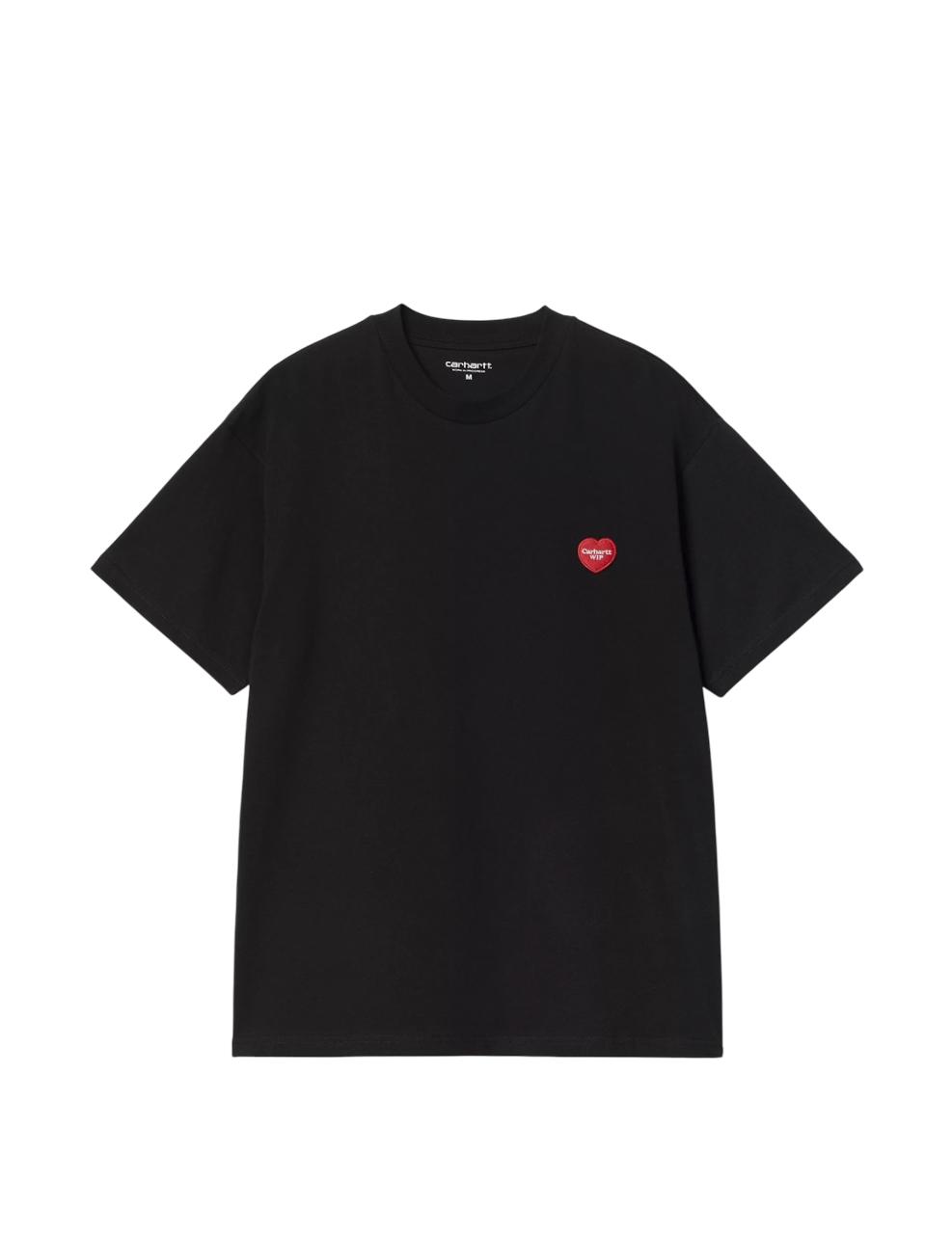 Camiseta Carhartt Wip  Heart II Hartt Negra