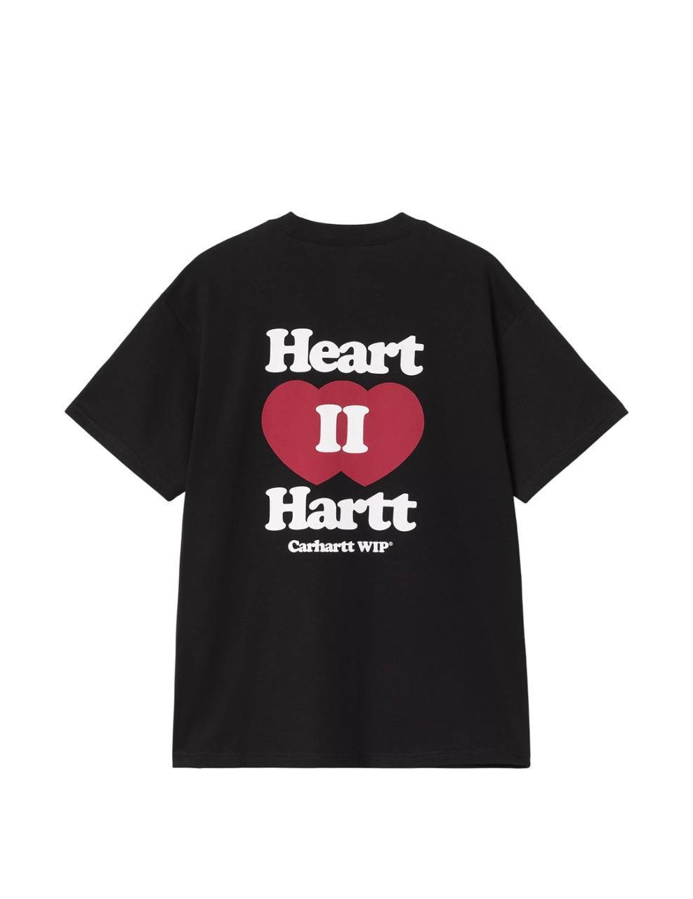 Camiseta Carhartt Wip  Heart II Hartt Negra