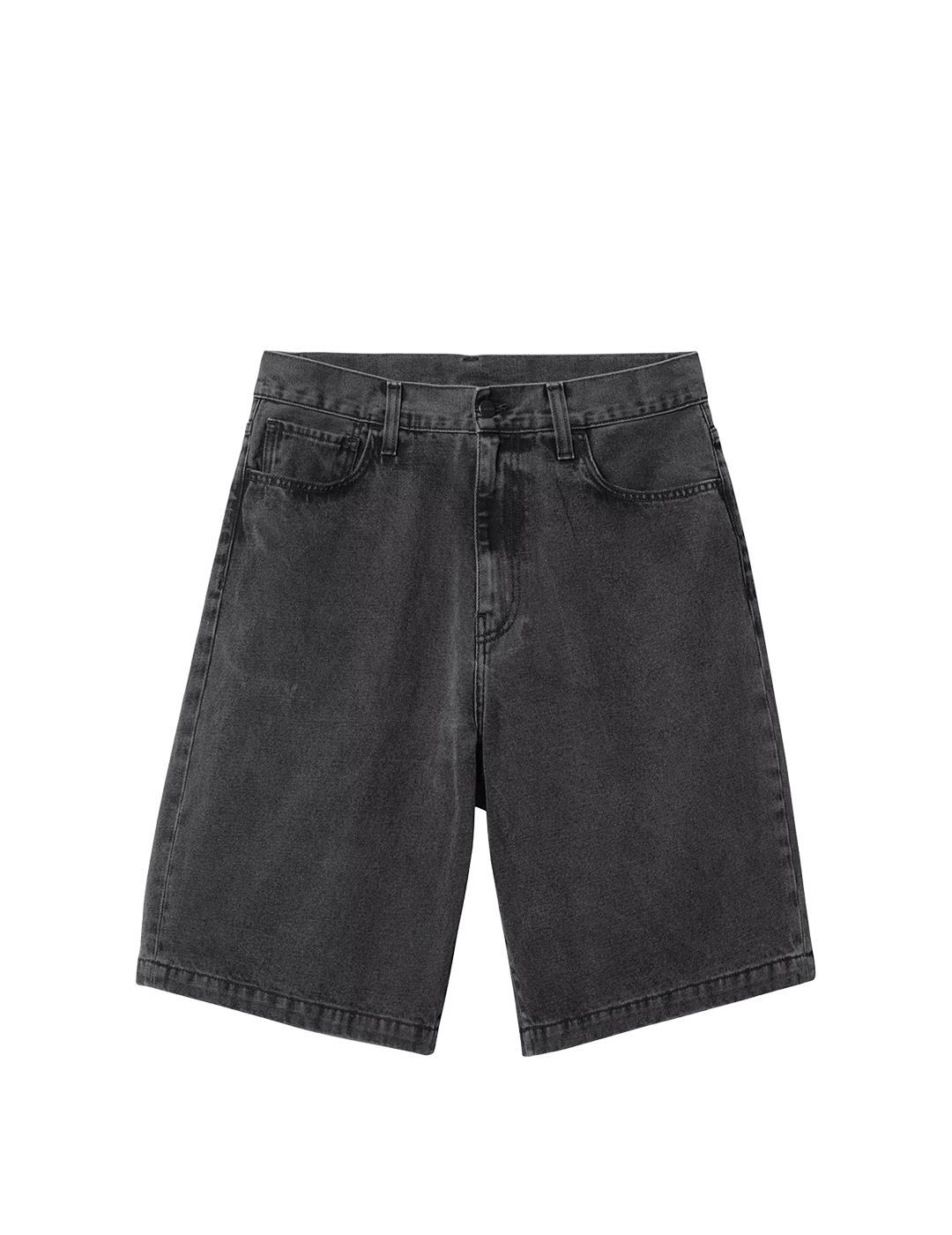 Bermudas Carhartt WIP negras para hombre.