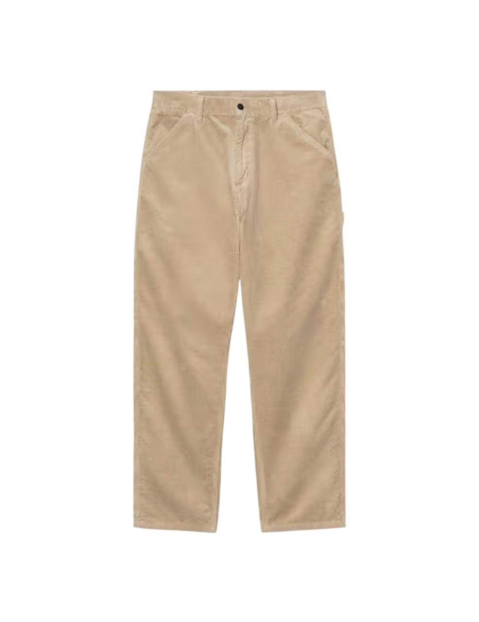 Pantalon Carhart Wip Single Knee Beige Hombre