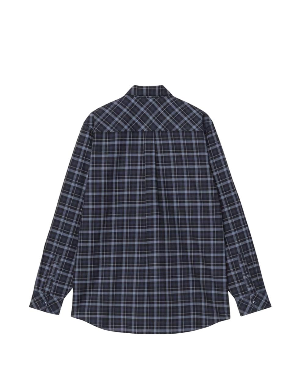 Camisa Carhartt Wip Widmark Cuadros Marino Hombre