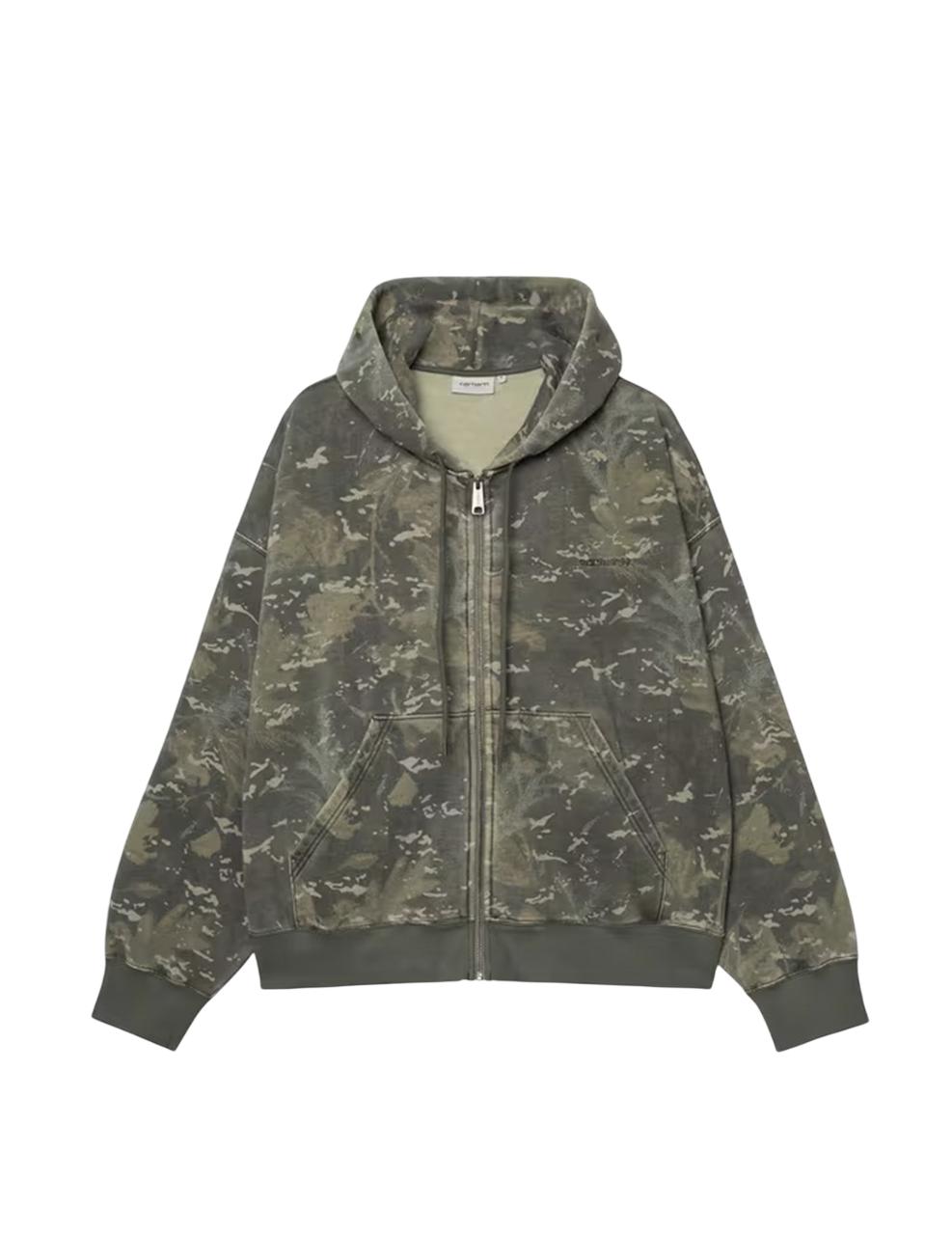 Sudadera Carhartt Wip Hooded Benton Verde Hombre