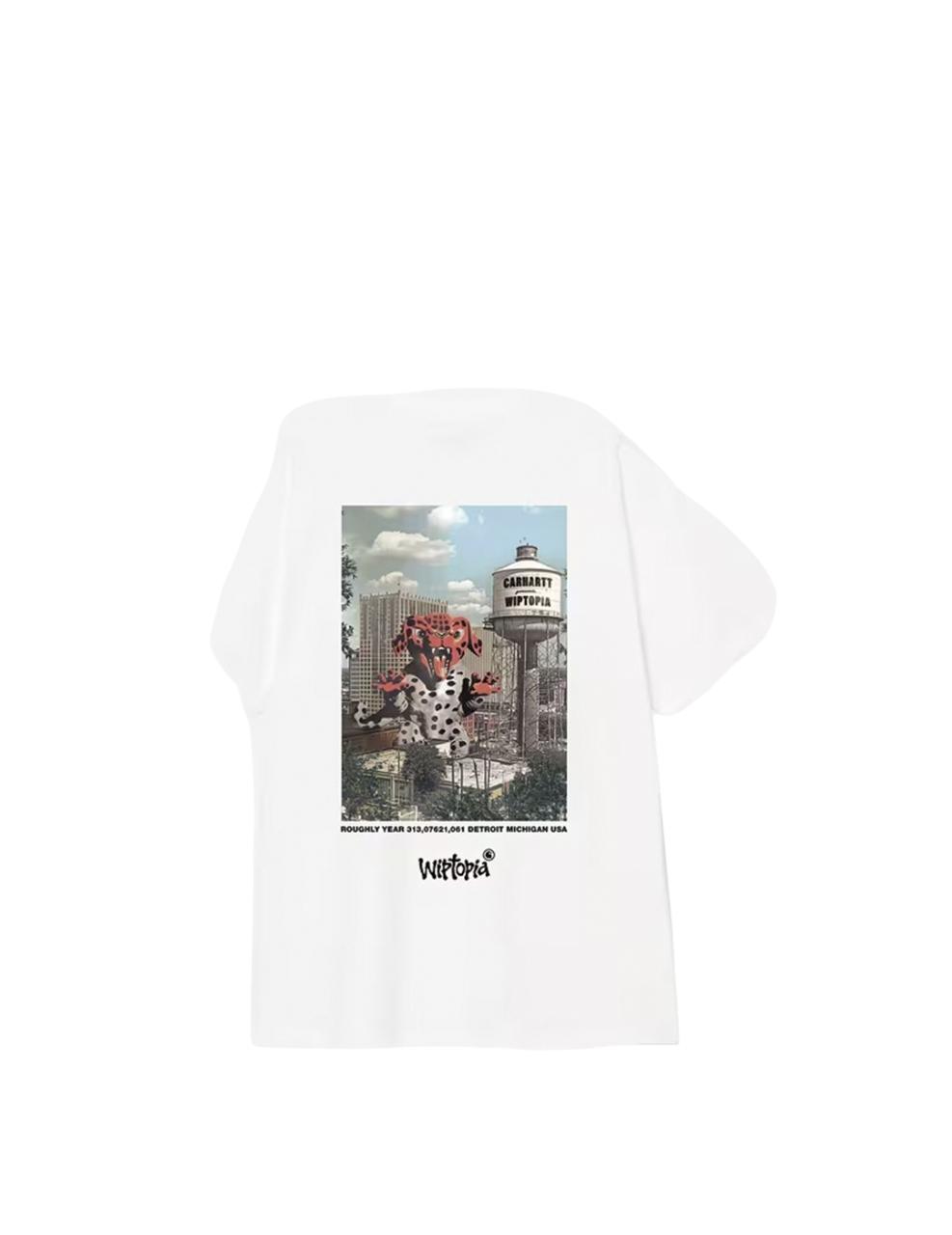 Camiseta Carhartt Wip Wiptopia Blanco Hombre