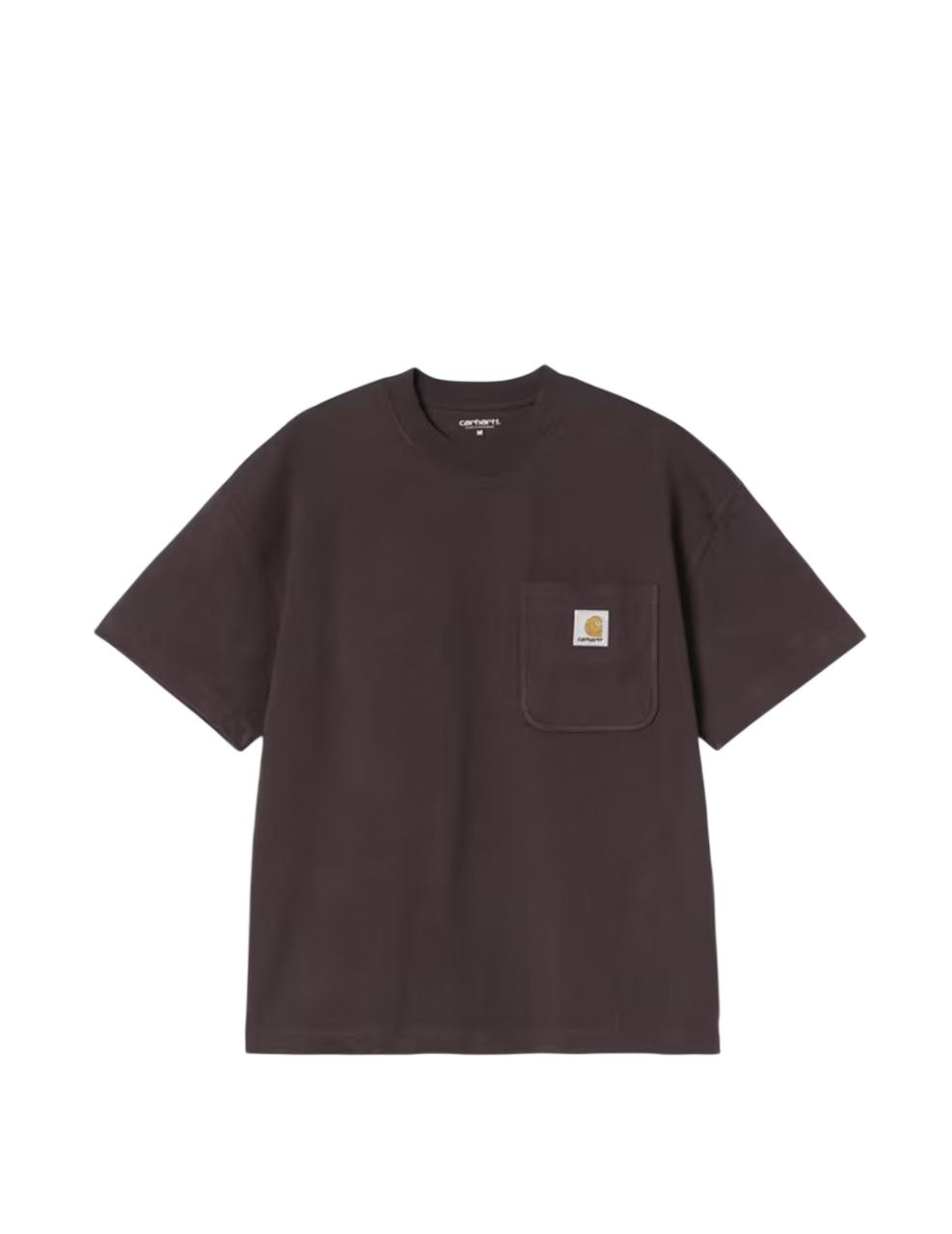 Camiseta Carhartt Wip Work Pocket Marrón Hombre