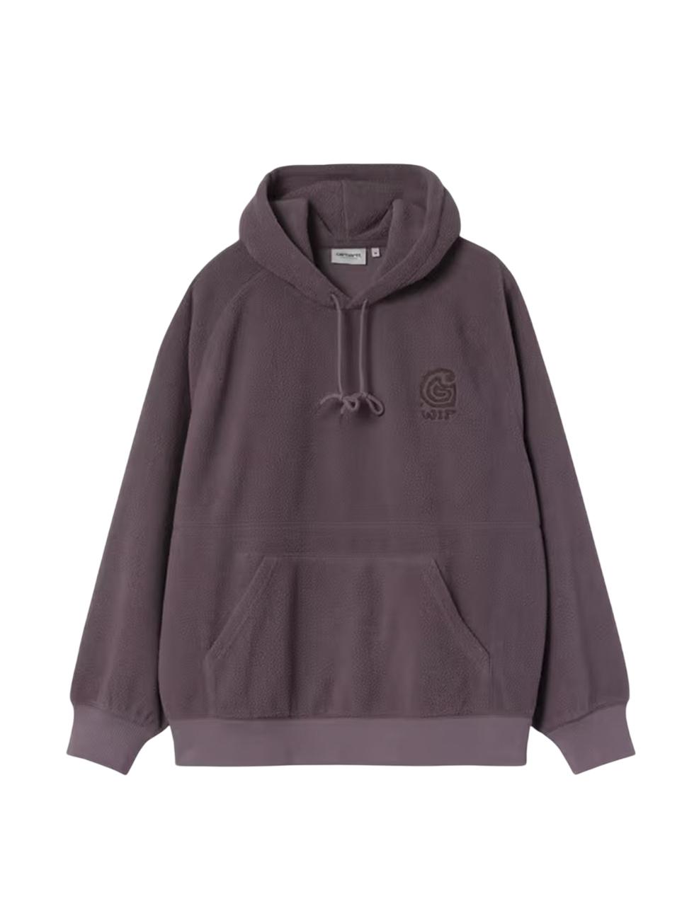 Sudadera Carhartt Wip Hooded Helix Granate Hombre