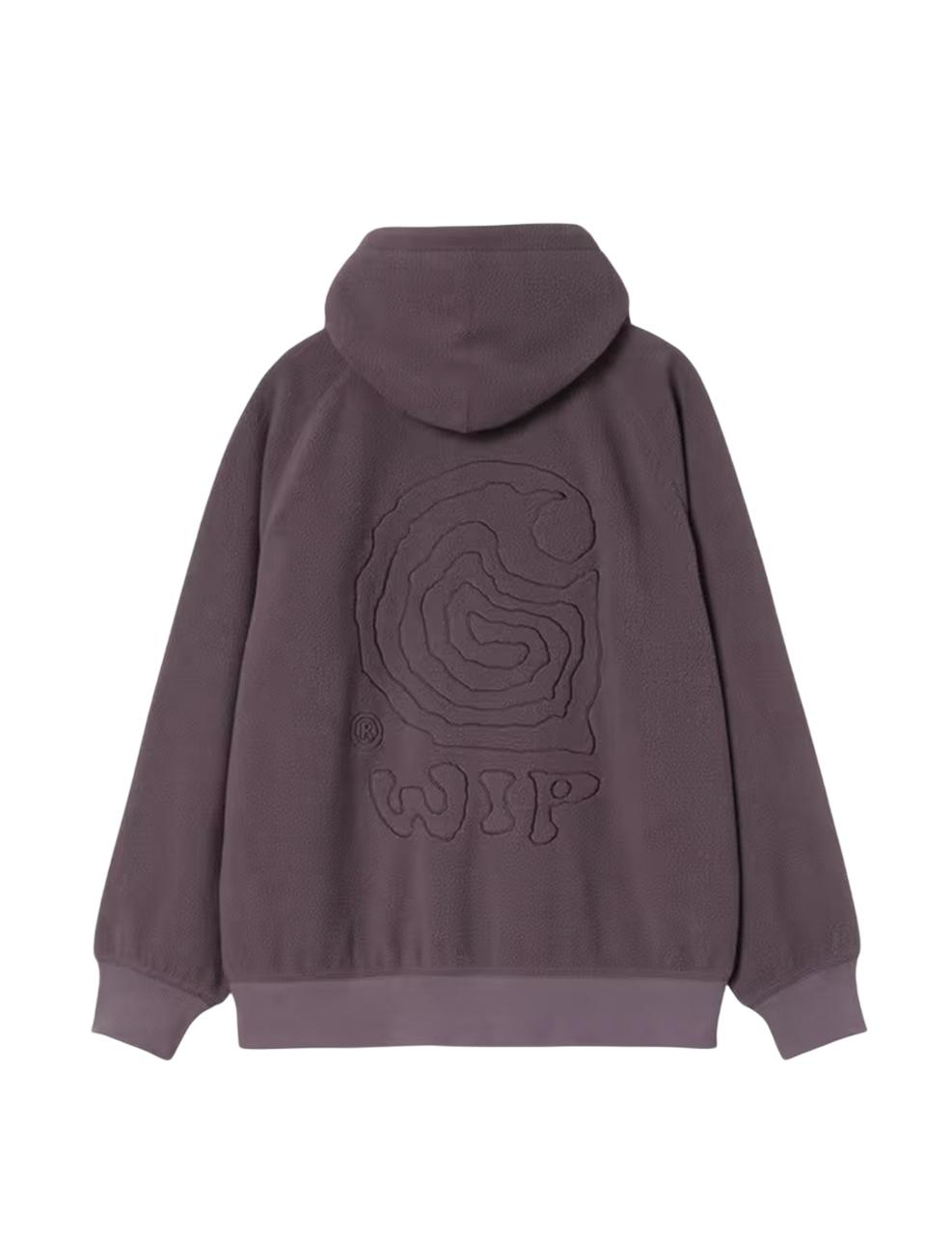 Sudadera Carhartt Wip Hooded Helix Granate Hombre