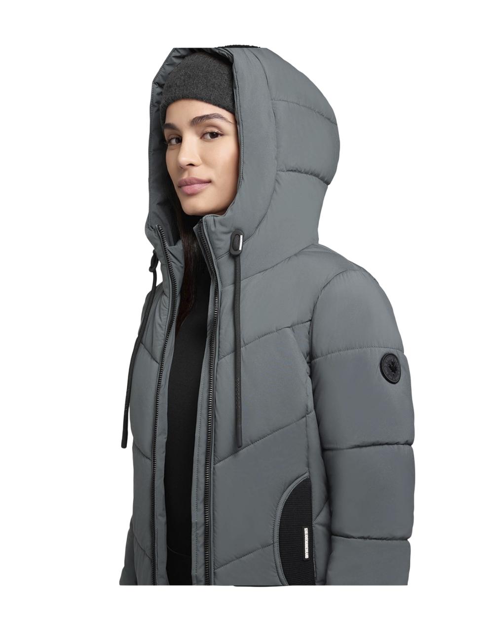 Abrigo Khujo ARIBAY4 LIGHT Gris Mujer